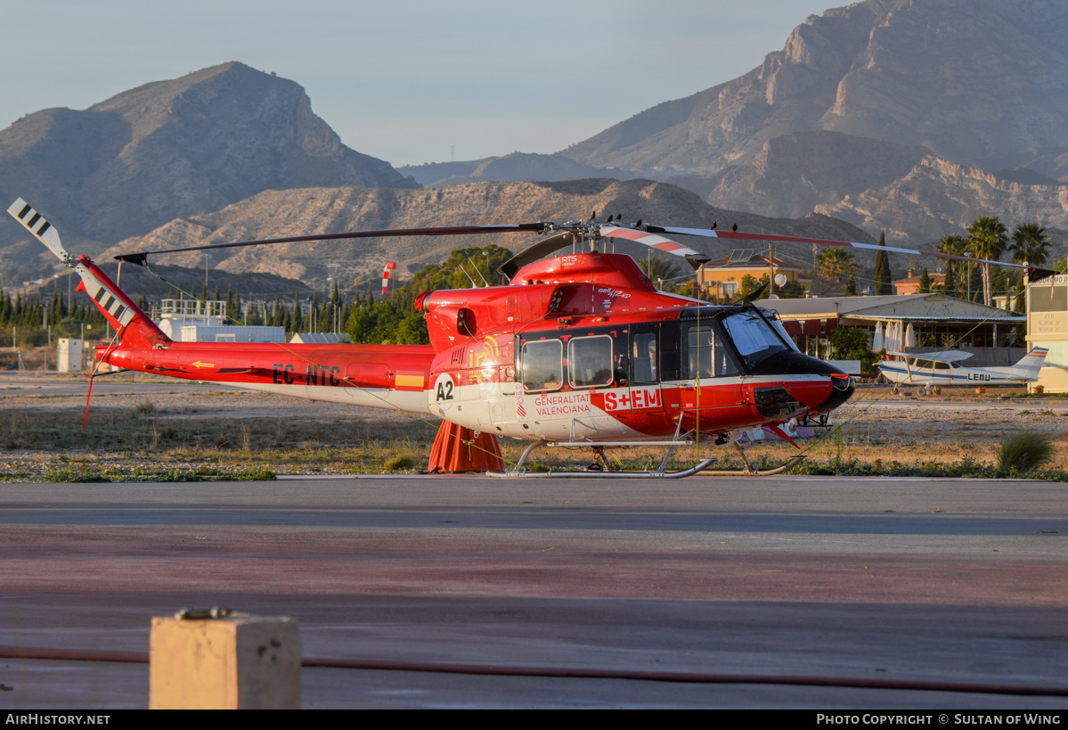 Aircraft Photo of EC-NTC | Bell 412EP | Generalitat Valenciana | AirHistory.net #650548