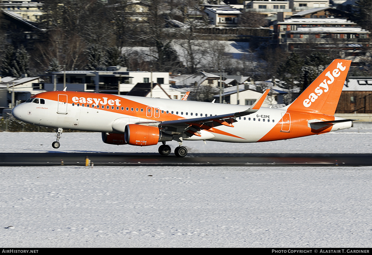 Aircraft Photo of G-EZPE | Airbus A320-214 | EasyJet | AirHistory.net #650566