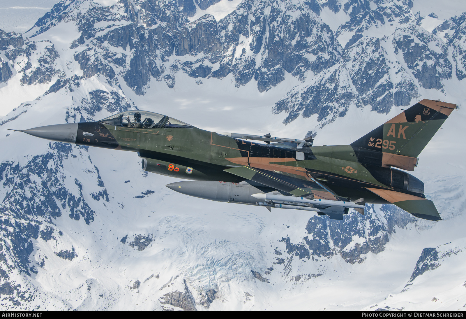 Aircraft Photo of 86-0295 / AF86-295 | General Dynamics F-16C Fighting Falcon | USA - Air Force | AirHistory.net #650584