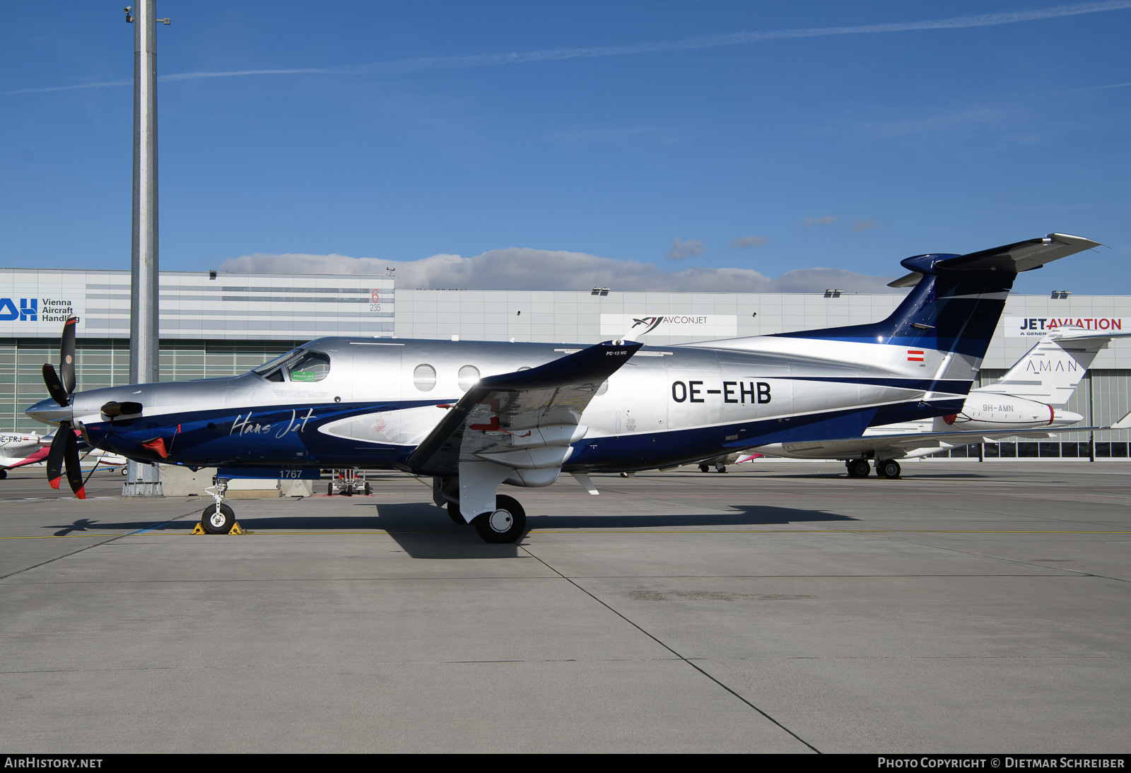 Aircraft Photo of OE-EHB | Pilatus PC-12NG (PC-12/47E) | Hans Jet | AirHistory.net #650602