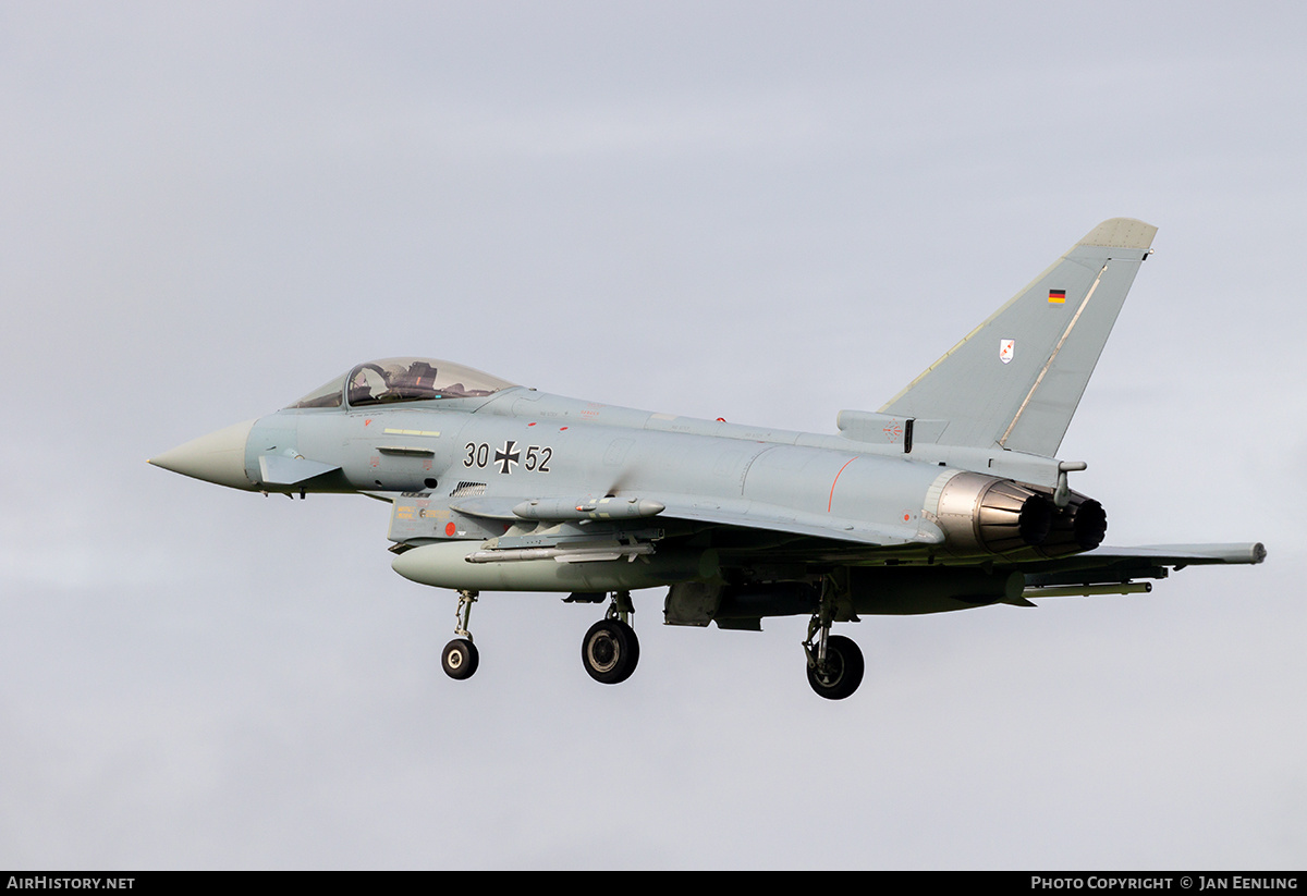 Aircraft Photo of 3052 | Eurofighter EF-2000 Typhoon ... | Germany - Air Force | AirHistory.net #650619