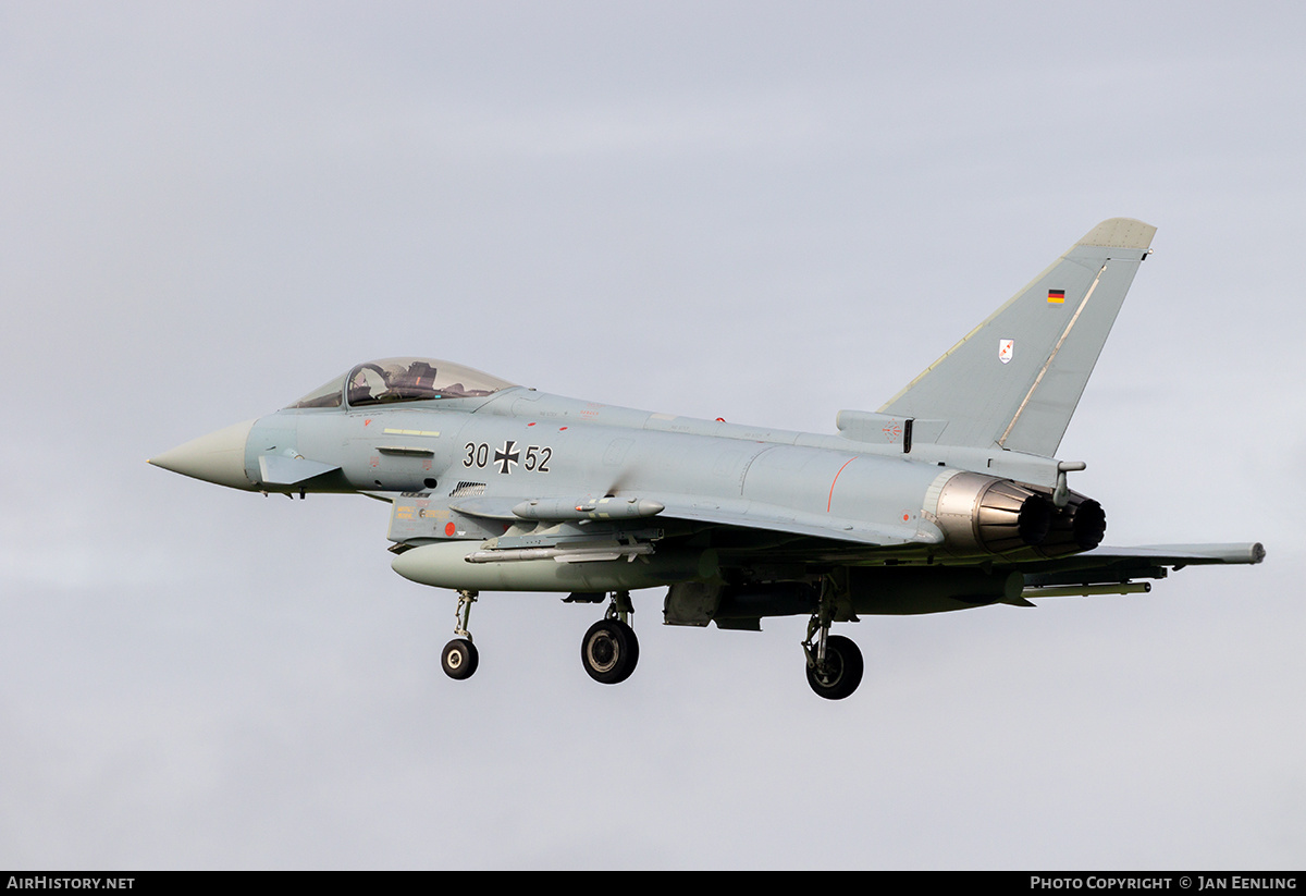 Aircraft Photo of 3052 | Eurofighter EF-2000 Typhoon S | Germany - Air Force | AirHistory.net #650619