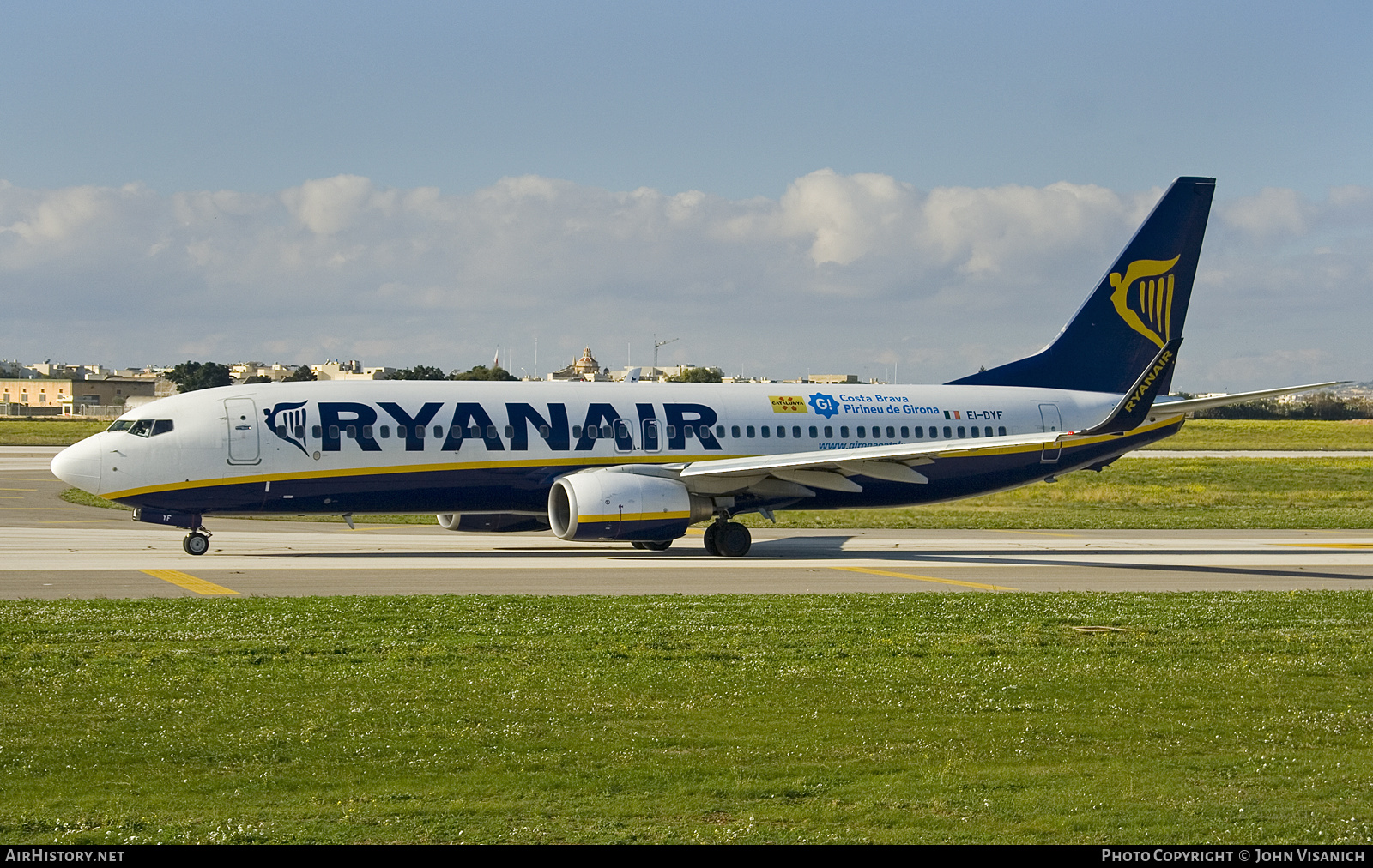 Aircraft Photo of EI-DYF | Boeing 737-8AS | Ryanair | AirHistory.net #650627