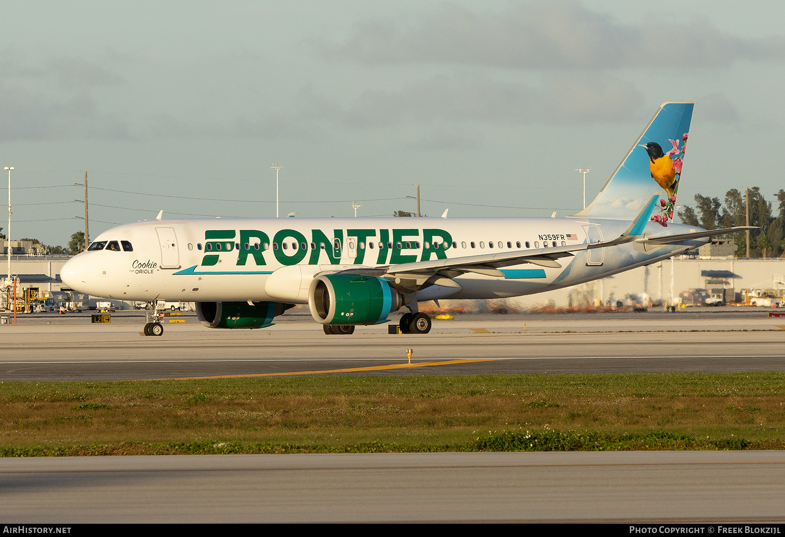 Aircraft Photo of N359FR | Airbus A320-251N | Frontier Airlines | AirHistory.net #650662