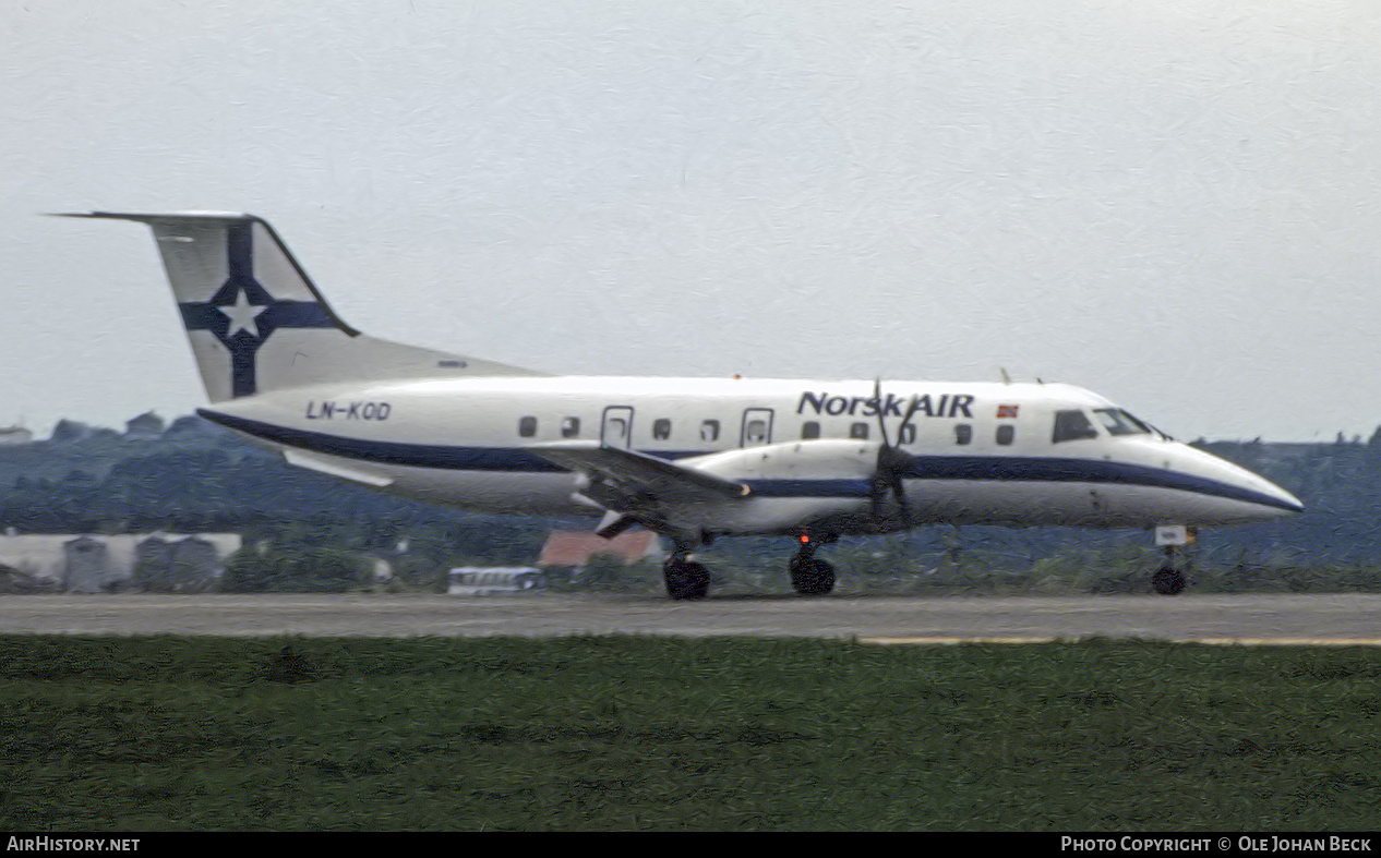 Aircraft Photo of LN-KOD | Embraer EMB-120RT Brasilia | Norsk Air | AirHistory.net #650663