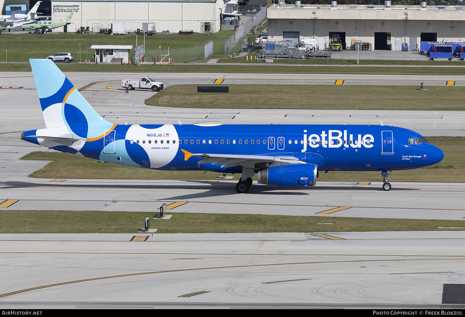 Aircraft Photo of N618JB | Airbus A320-232 | JetBlue Airways | AirHistory.net #650679