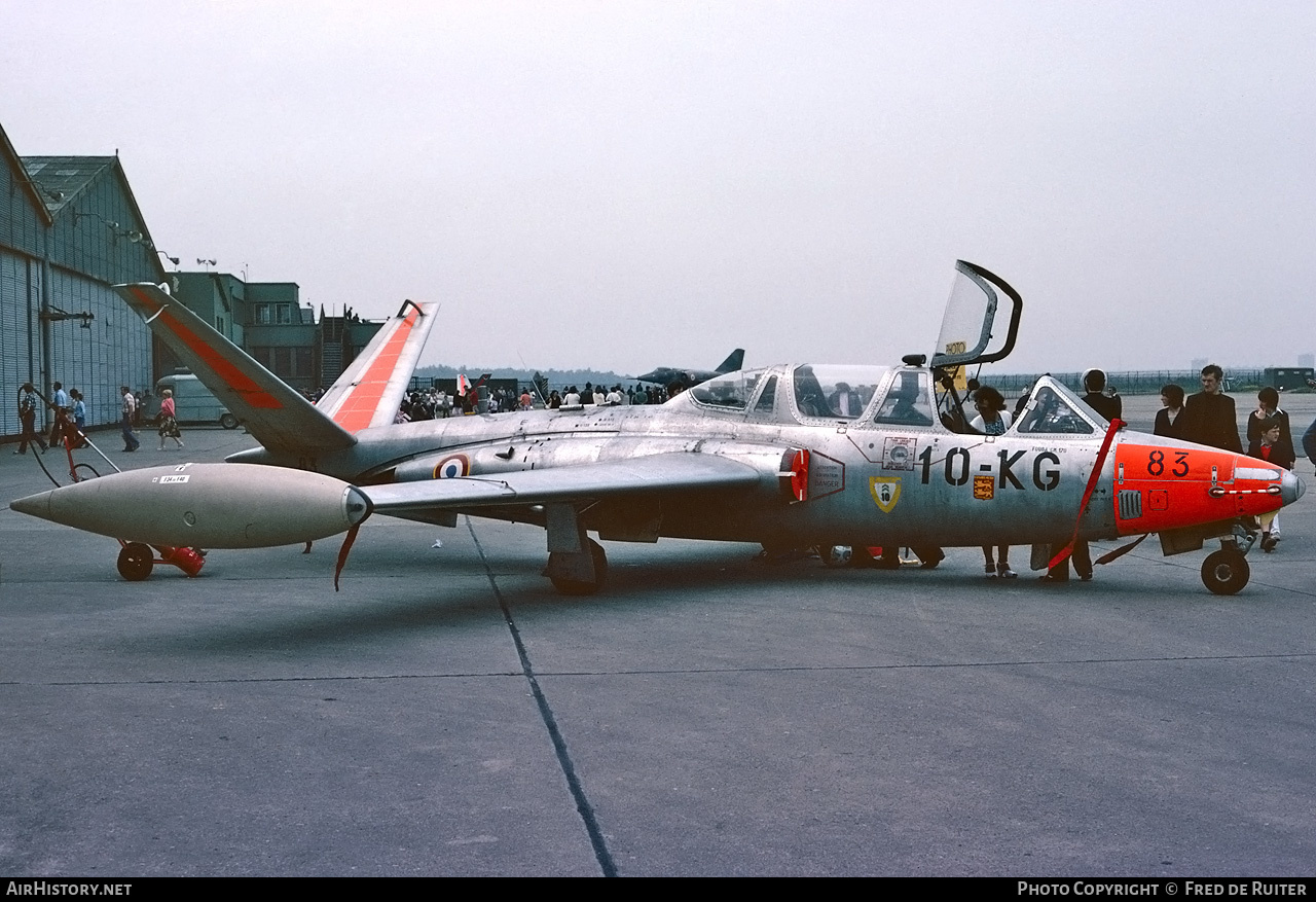 Aircraft Photo of 83 | Fouga CM-170R Magister | France - Air Force | AirHistory.net #650683
