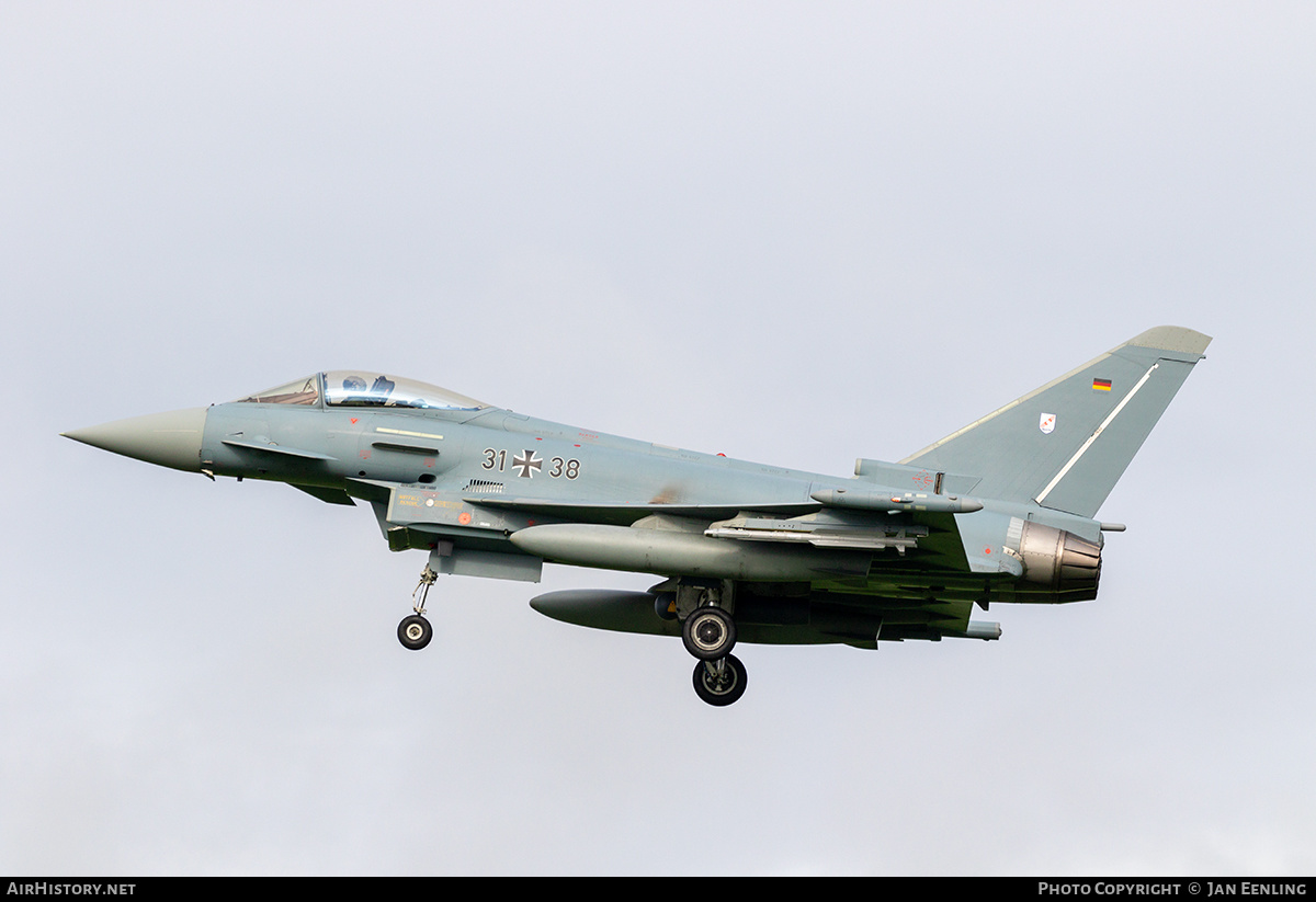 Aircraft Photo of 3138 | Eurofighter EF-2000 Typhoon | Germany - Air Force | AirHistory.net #650690
