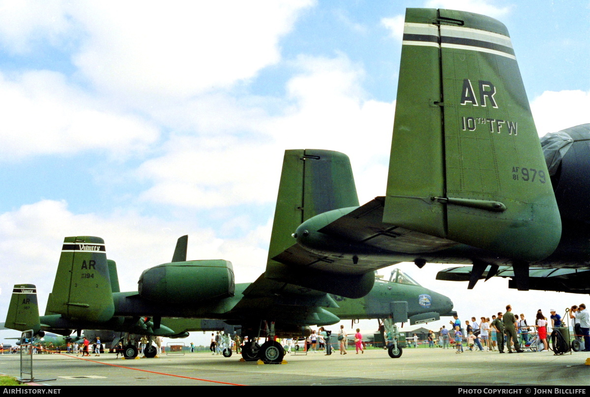 Aircraft Photo of 80-0194 / AF80-194 | Fairchild A-10A Thunderbolt II | USA - Air Force | AirHistory.net #650693