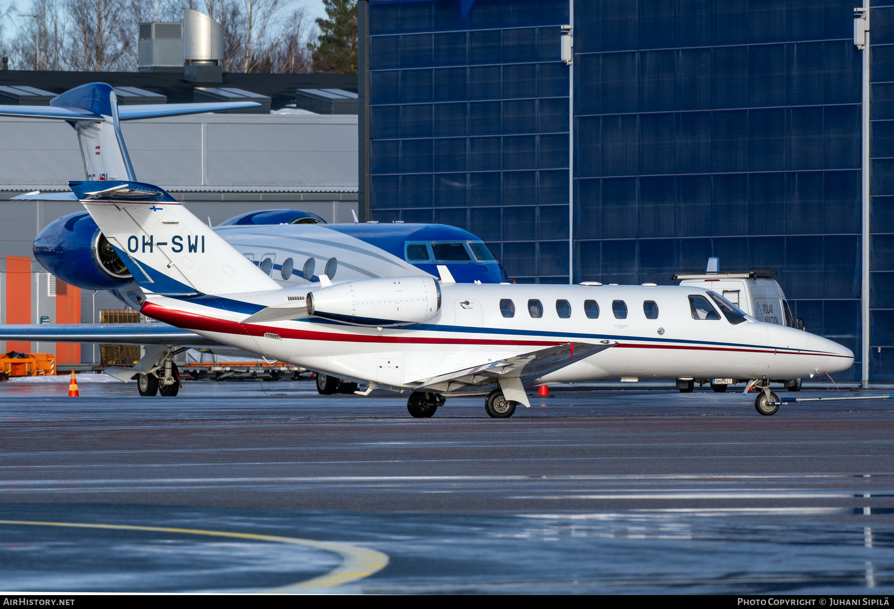 Aircraft Photo of OH-SWI | Cessna 525A CitationJet CJ2+ | Scanwings | AirHistory.net #650705