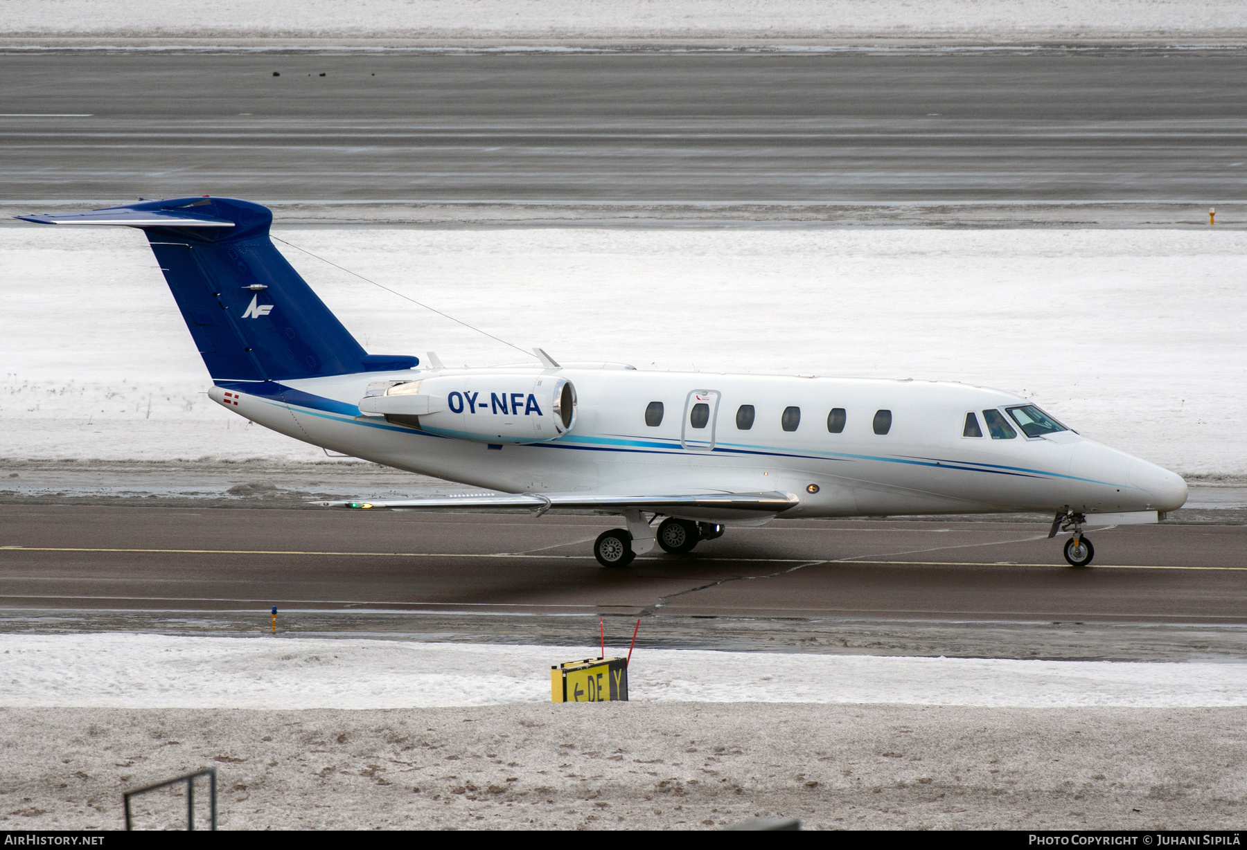 Aircraft Photo of OY-NFA | Cessna 650 Citation VII | North Flying | AirHistory.net #650708