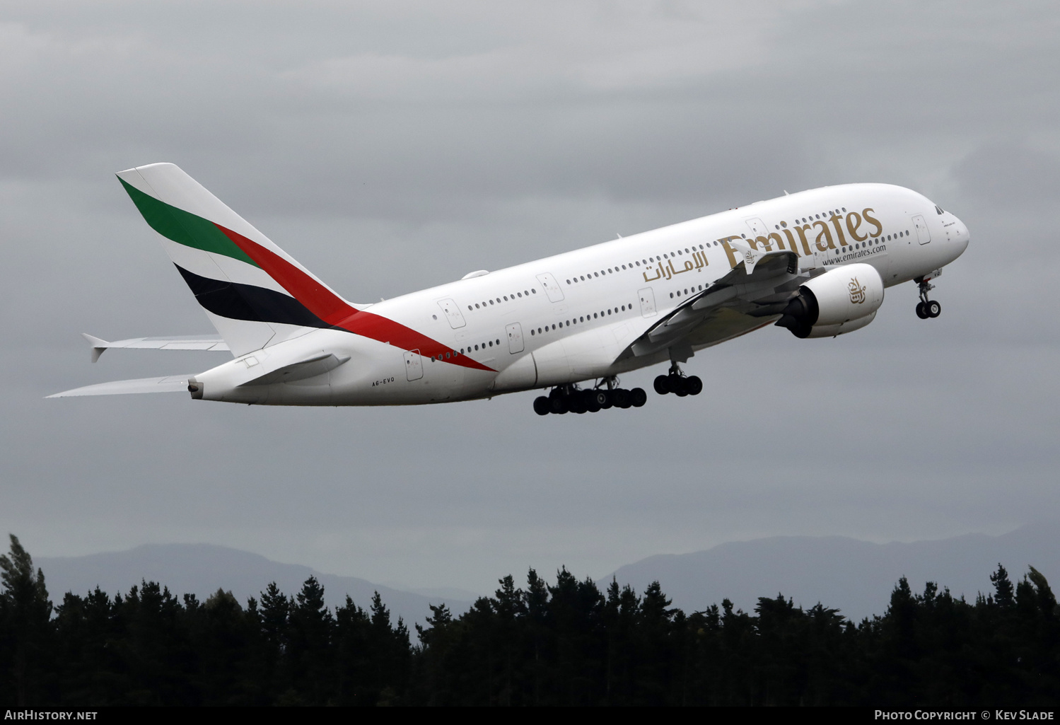 Aircraft Photo of A6-EVQ | Airbus A380-842 | Emirates | AirHistory.net #650709