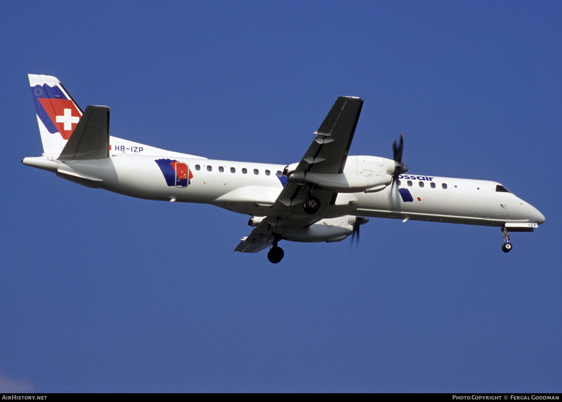 Aircraft Photo of HB-IZP | Saab 2000 | Crossair | AirHistory.net #650739