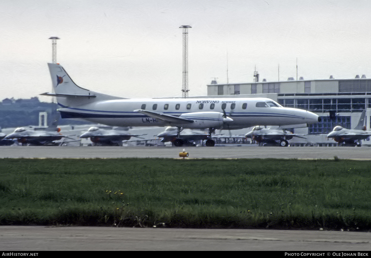 Aircraft Photo of LN-HPF | Fairchild Swearingen SA-227AC Metro III | Norving | AirHistory.net #650752