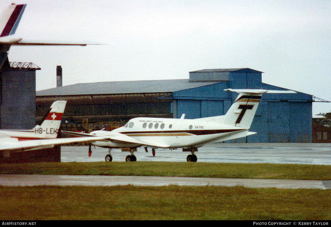 Aircraft Photo of VH-TRS | Beech 200C Super King Air | Trans West Airlines | AirHistory.net #650756
