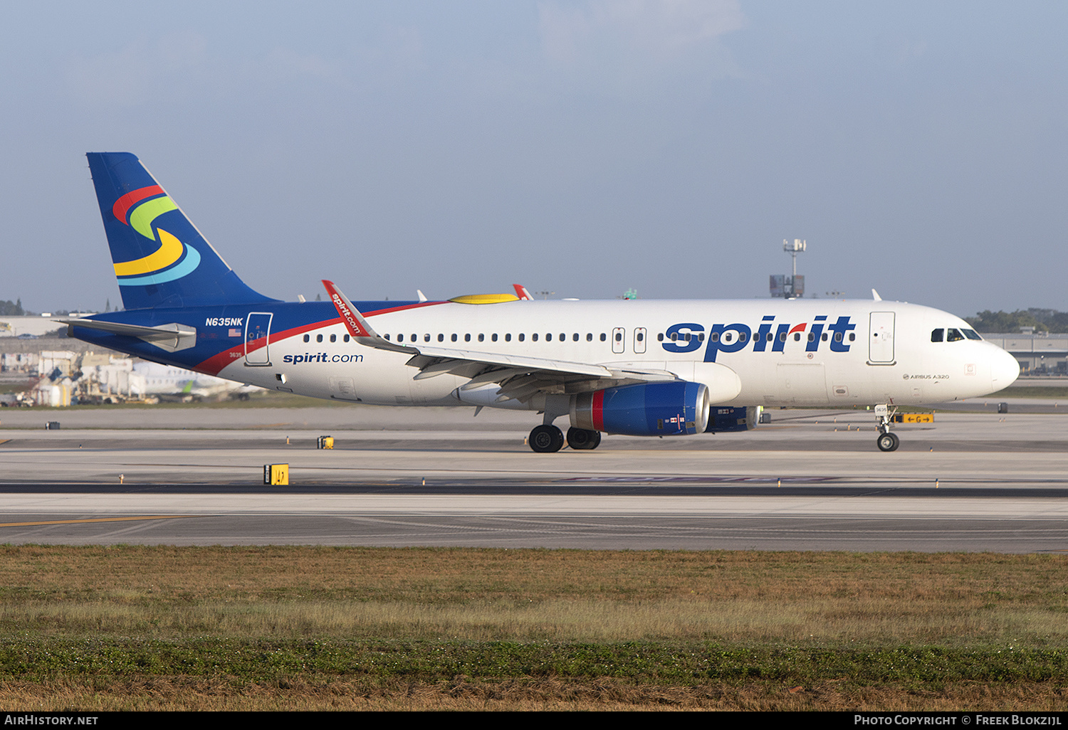 Aircraft Photo of N635NK | Airbus A320-232 | Spirit Airlines | AirHistory.net #650758