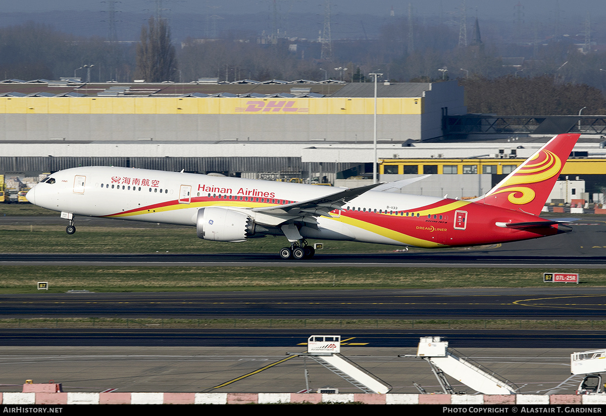 Aircraft Photo of B-1133 | Boeing 787-9 Dreamliner | Hainan Airlines | AirHistory.net #650812