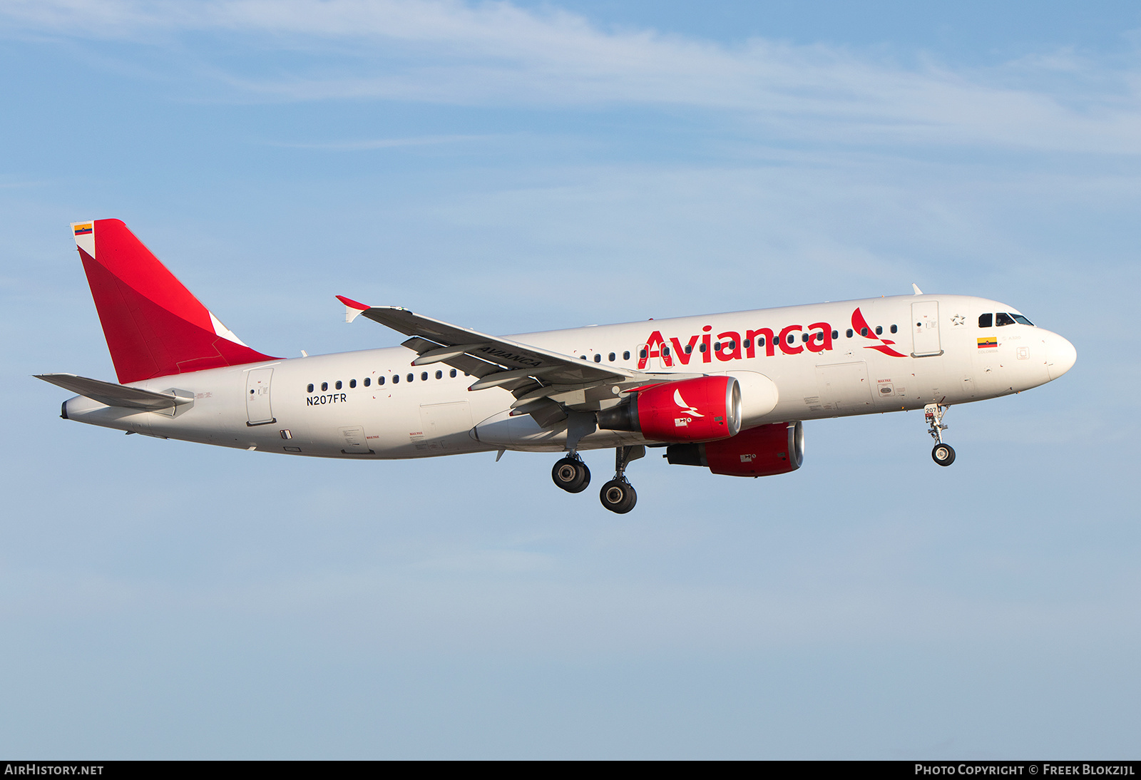 Aircraft Photo of N207FR | Airbus A320-214 | Avianca | AirHistory.net #650821