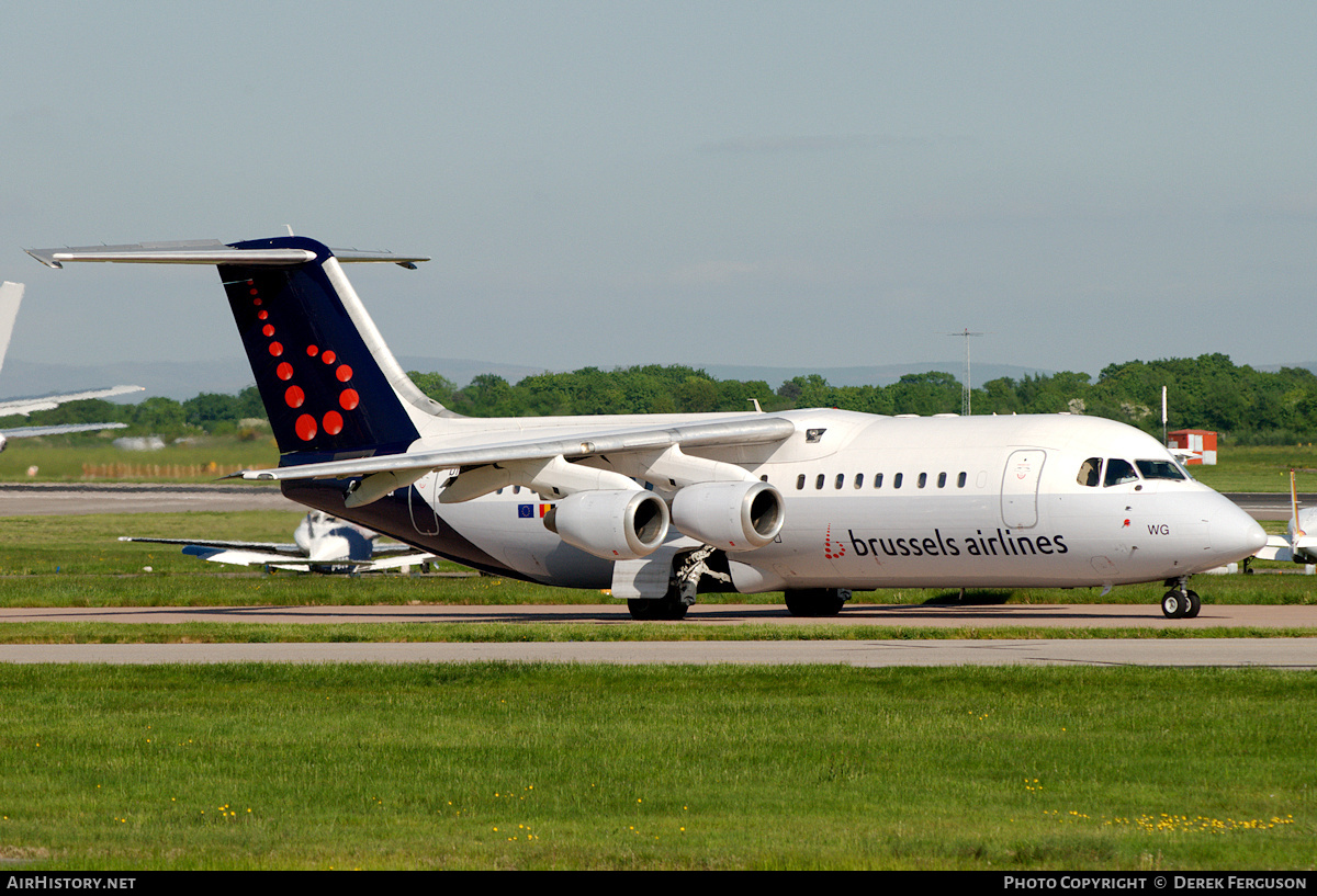 Aircraft Photo of OO-DWG | British Aerospace Avro 146-RJ100 | Brussels Airlines | AirHistory.net #650826