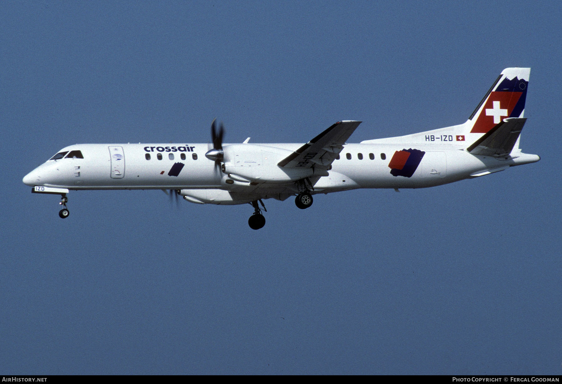 Aircraft Photo of HB-IZD | Saab 2000 | Crossair | AirHistory.net #650827