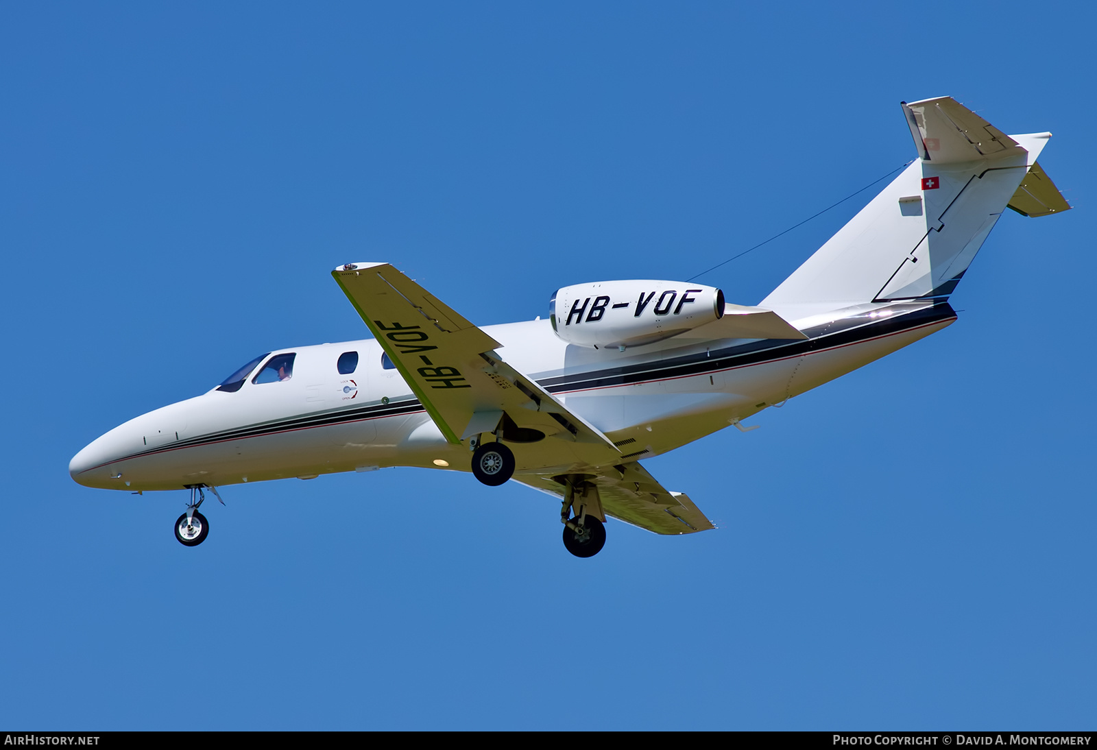 Aircraft Photo of HB-VOF | Cessna 525 CitationJet CJ1+ | AirHistory.net #650838