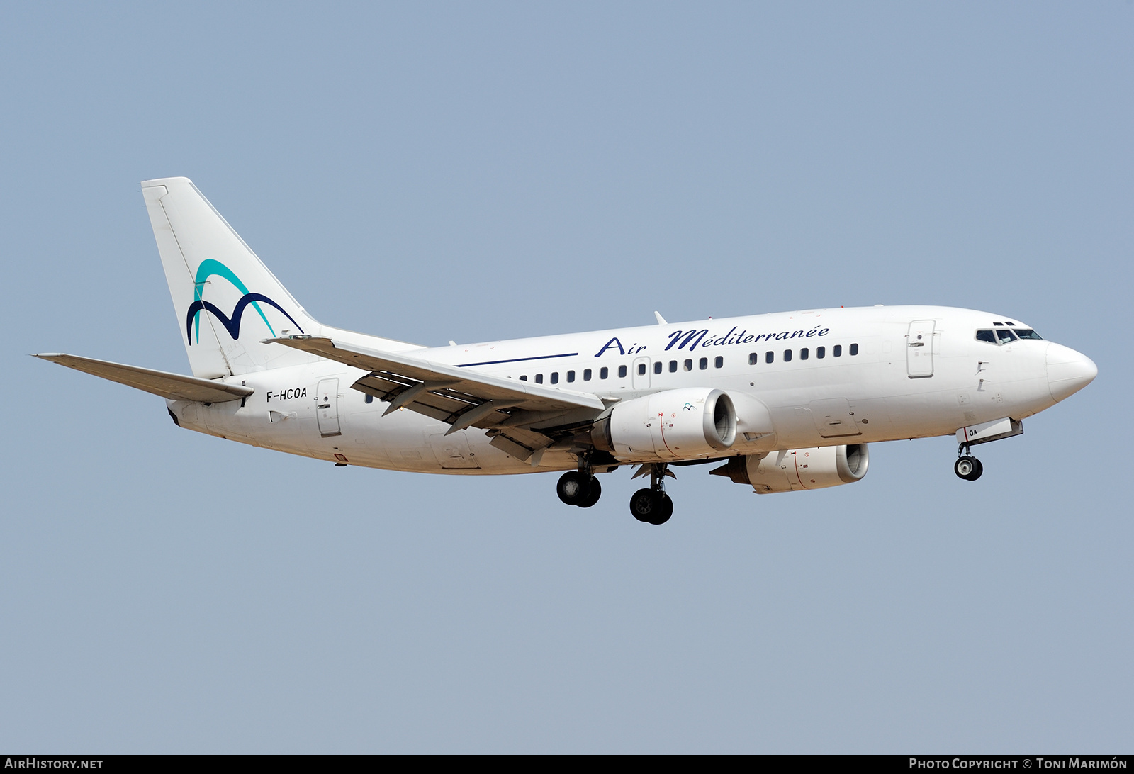 Aircraft Photo of F-HCOA | Boeing 737-5L9 | Air Méditerranée | AirHistory.net #650841