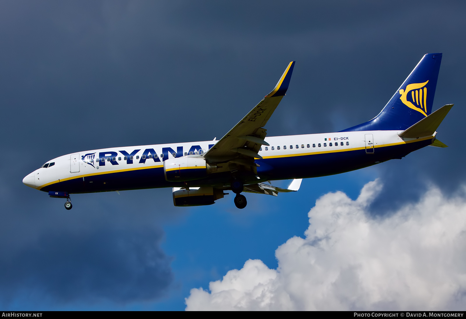 Aircraft Photo of EI-DCK | Boeing 737-8AS | Ryanair | AirHistory.net #650846
