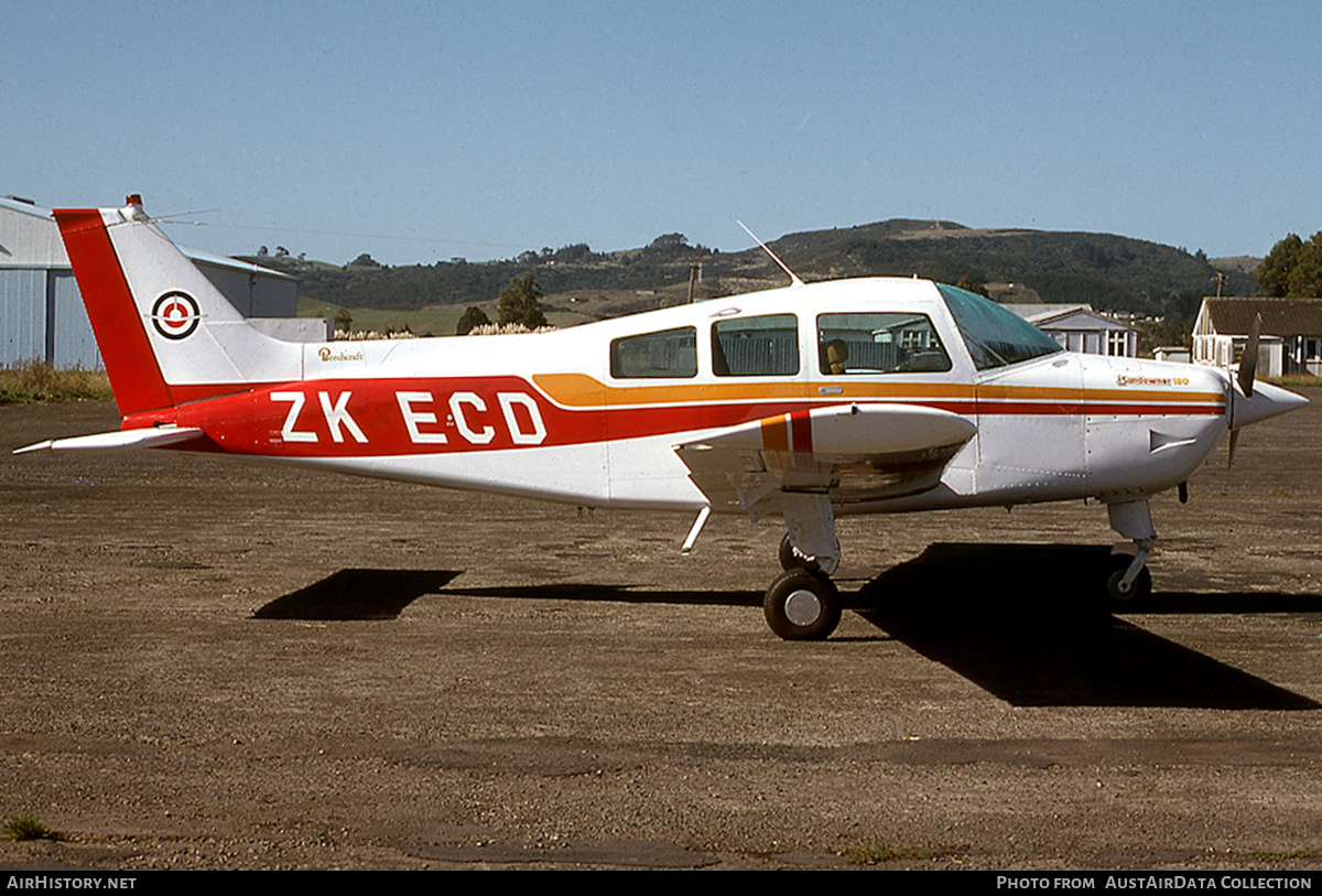 Aircraft Photo of ZK-ECD | Beech C23 Sundowner 180 | AirHistory.net #650867