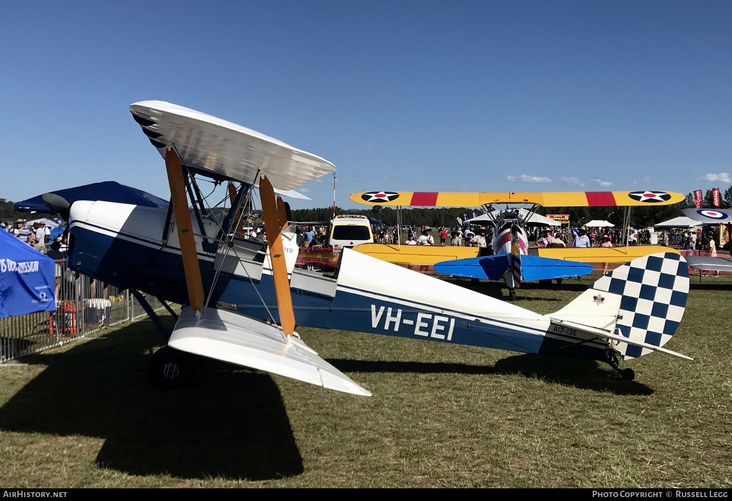 Aircraft Photo of VH-EEI | De Havilland D.H. 82A Tiger Moth | AirHistory.net #650870