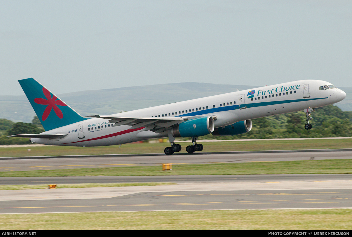 Aircraft Photo of G-OOBF | Boeing 757-28A | First Choice Airways | AirHistory.net #650871