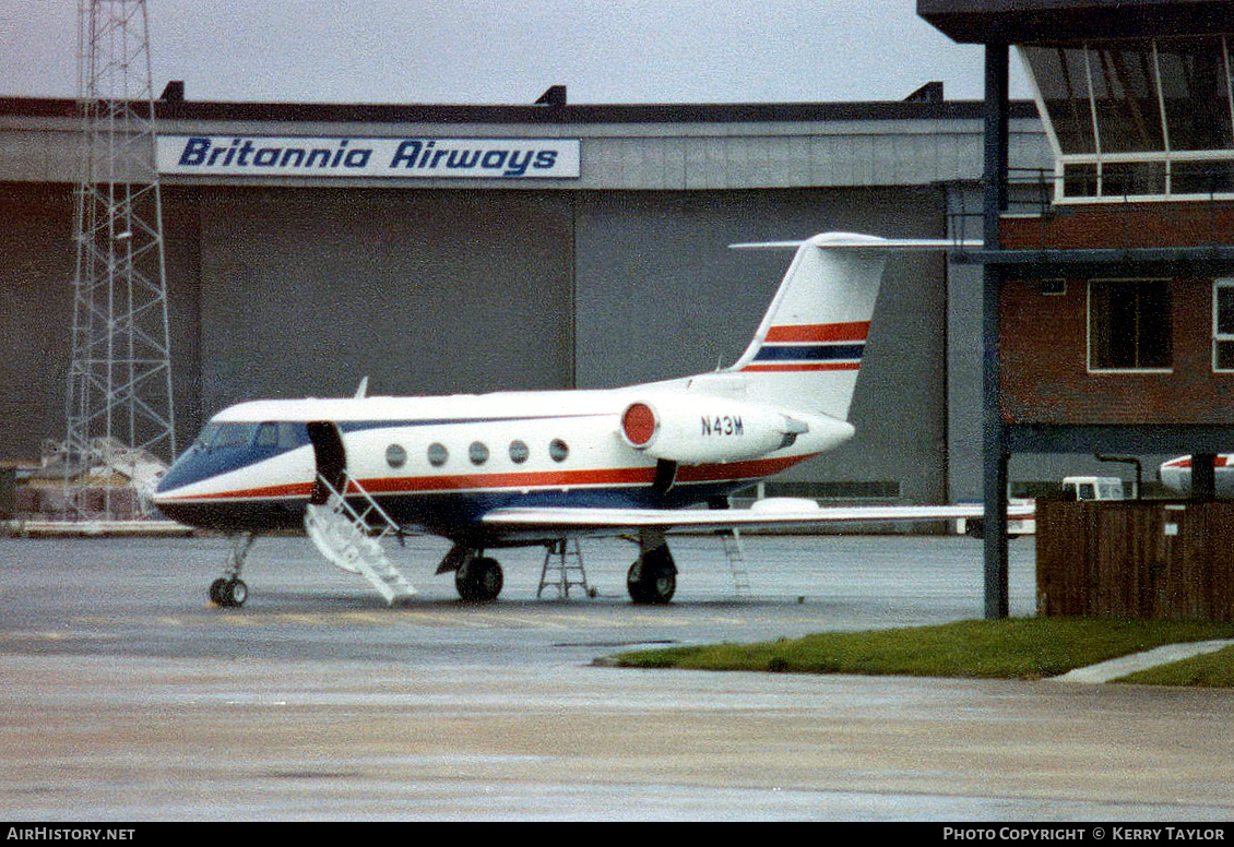 Aircraft Photo of N43M | Grumman G-1159 Gulfstream II | AirHistory.net #650896