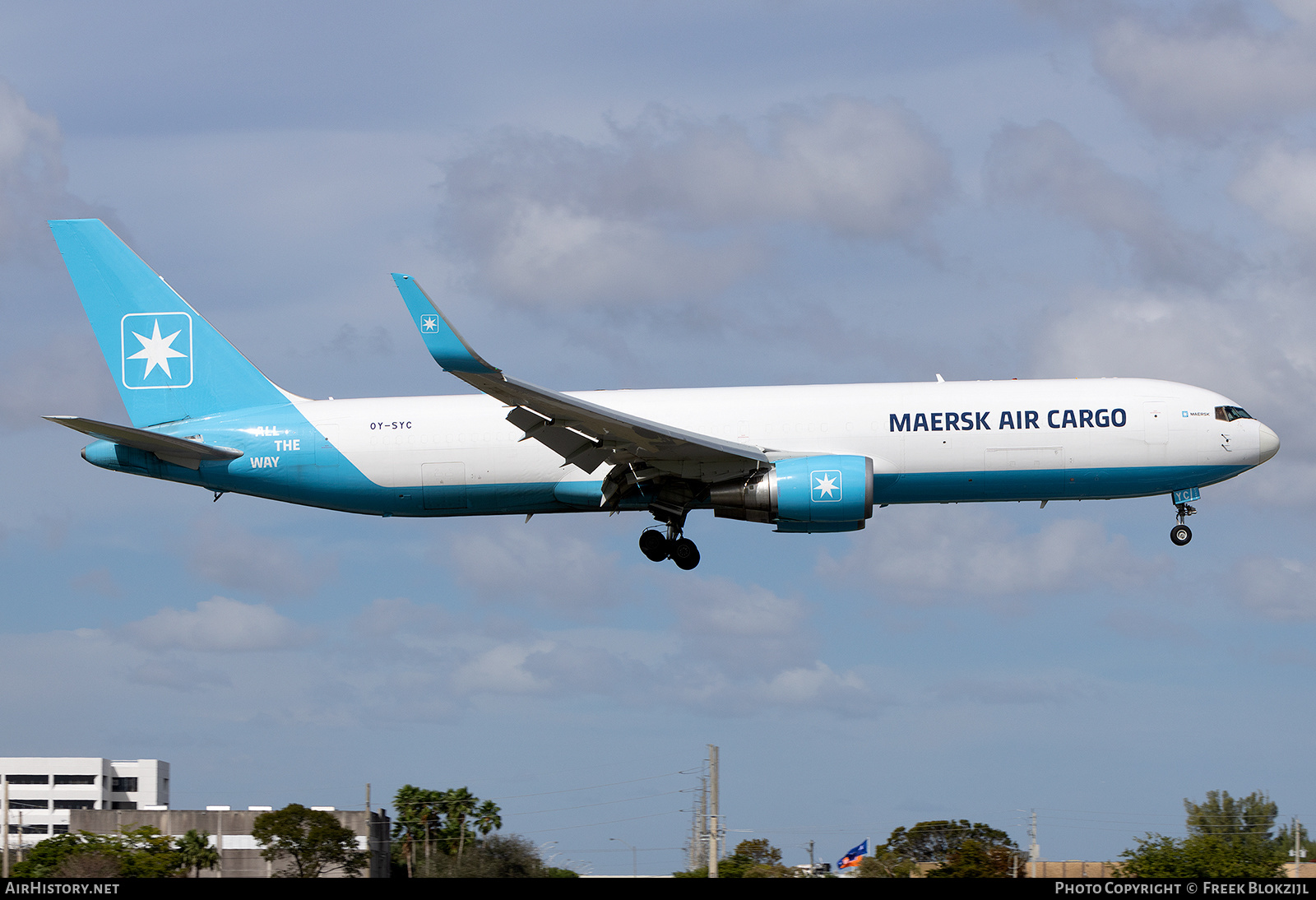 Aircraft Photo of OY-SYC | Boeing 767-3P6/ER(BDSF) | Maersk Air Cargo | AirHistory.net #650918