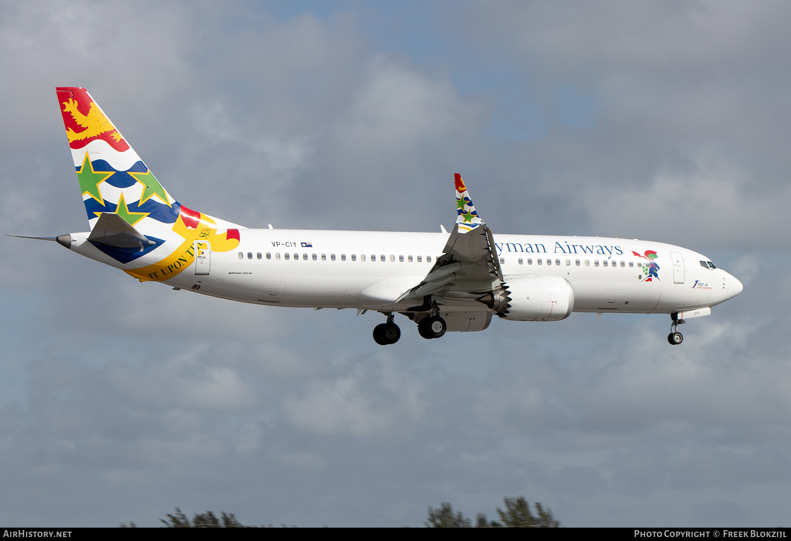 Aircraft Photo of VP-CIY | Boeing 737-8 Max 8 | Cayman Airways | AirHistory.net #650927