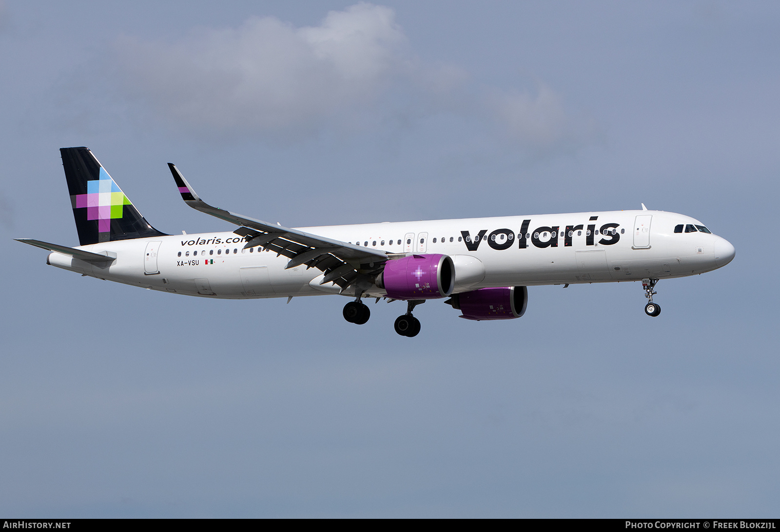 Aircraft Photo of XA-VSU | Airbus A321-271NX | Volaris | AirHistory.net #650939