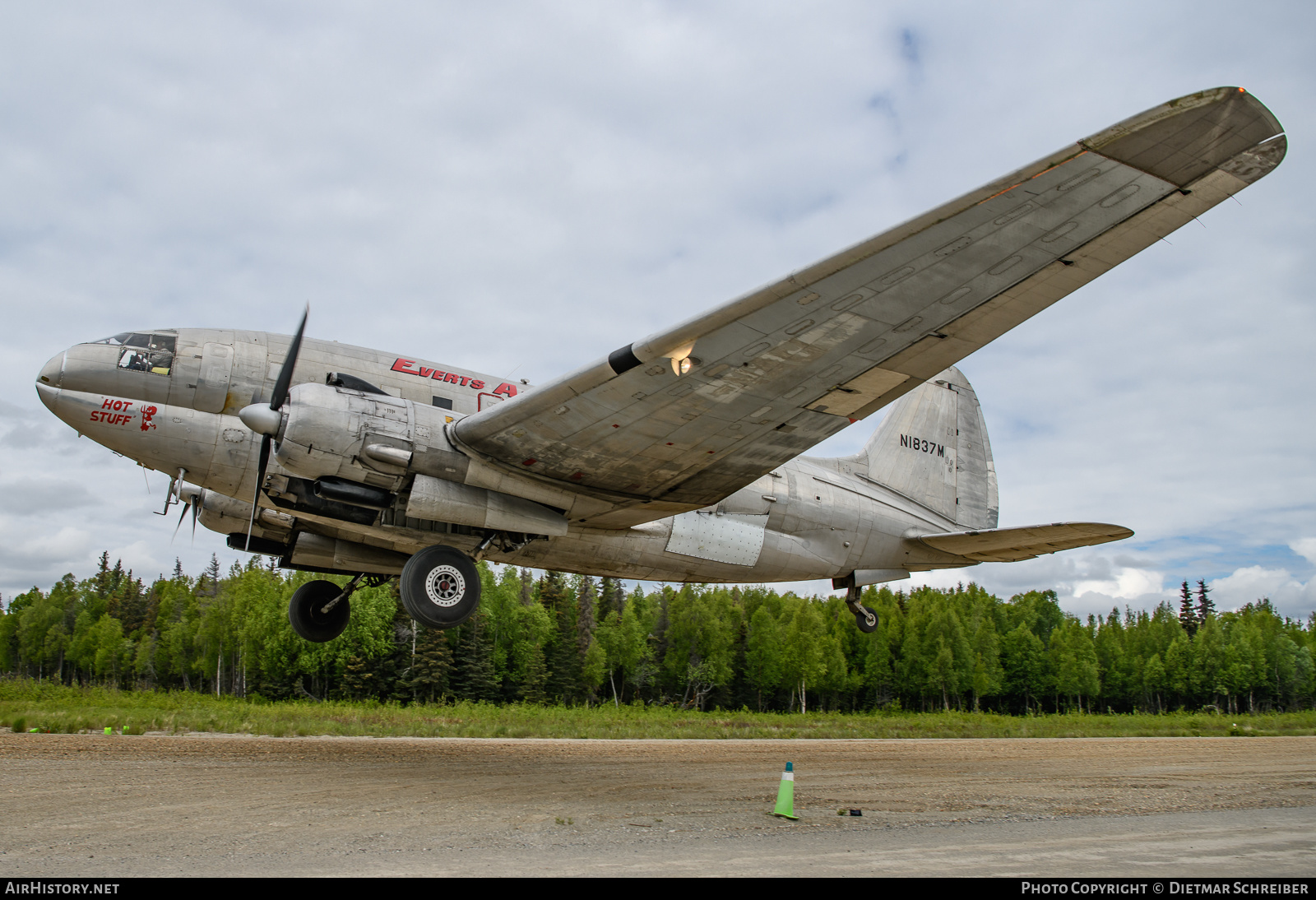 Aircraft Photo of N1837M | Curtiss C-46F Commando | Everts Air Fuel | AirHistory.net #650948