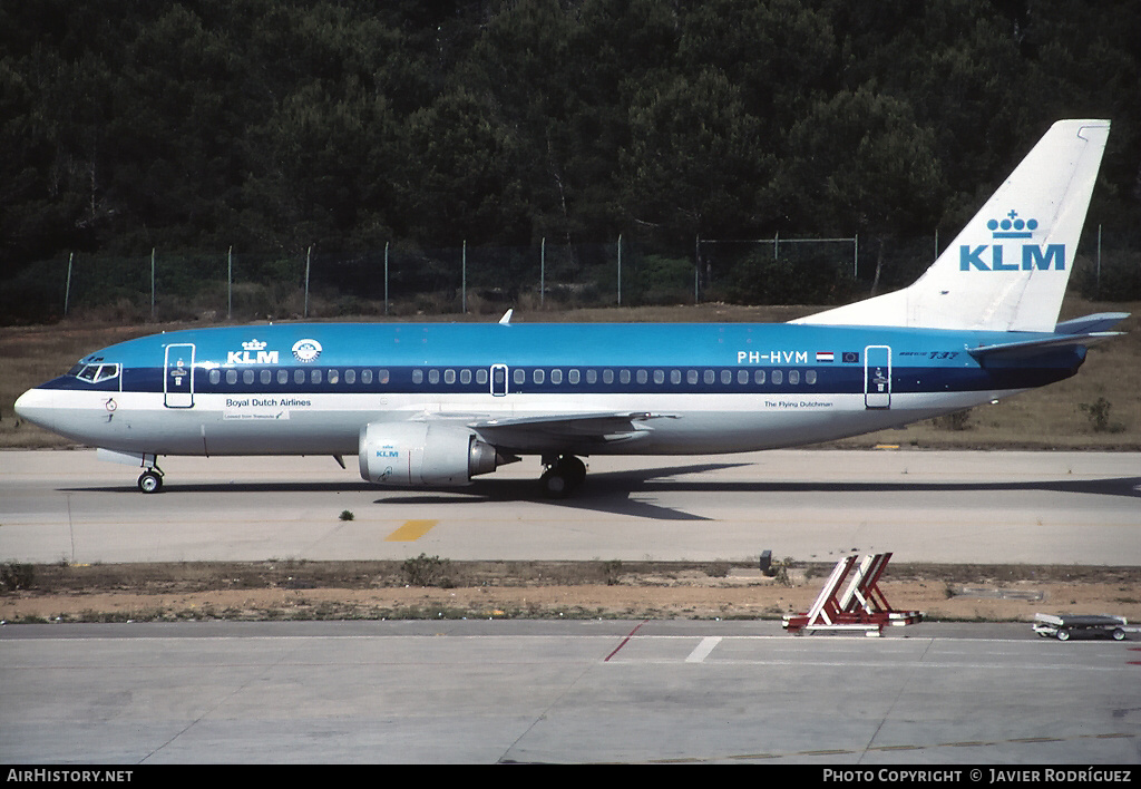 Aircraft Photo of PH-HVM | Boeing 737-3K2 | KLM - Royal Dutch Airlines | AirHistory.net #650957