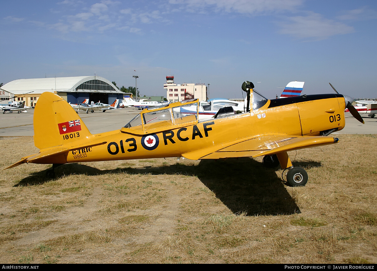 Aircraft Photo of G-TRIC / 18013 | De Havilland DHC-1 Chipmunk Mk22A | Canada - Air Force | AirHistory.net #650958