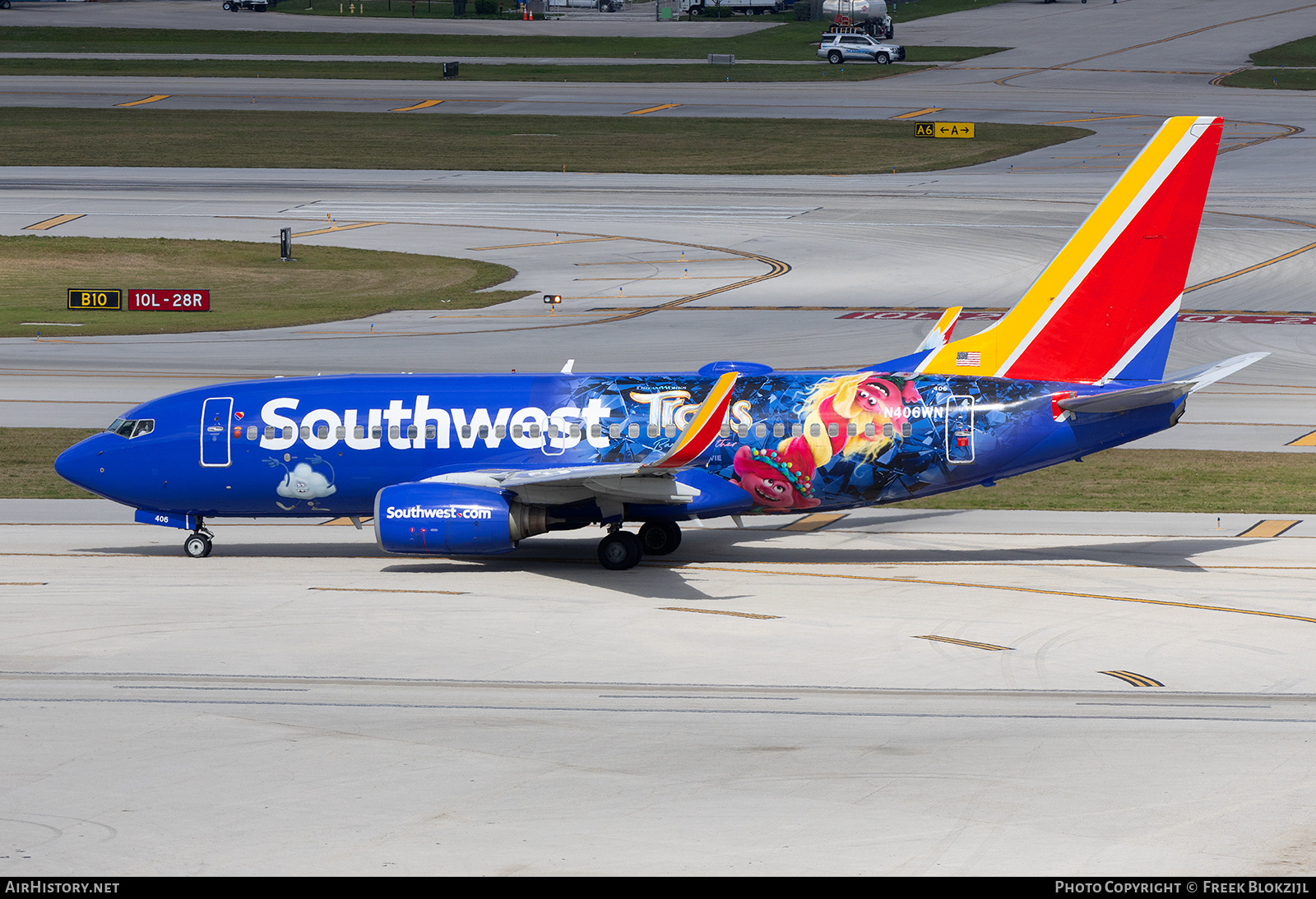 Aircraft Photo of N406WN | Boeing 737-7H4 | Southwest Airlines | AirHistory.net #650961