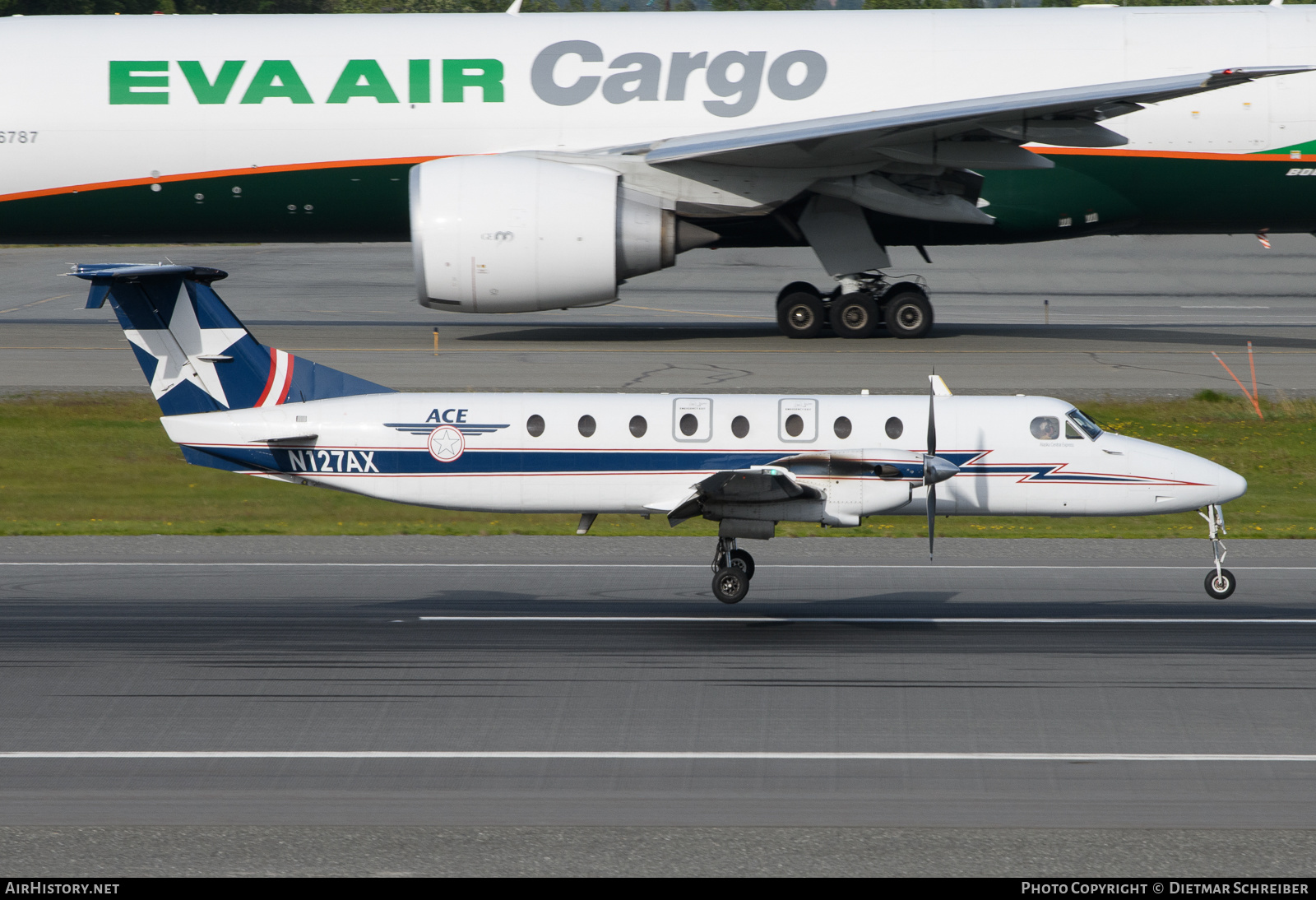 Aircraft Photo of N127AX | Beech 1900C-1 | Alaska Central Express - ACE | AirHistory.net #650995