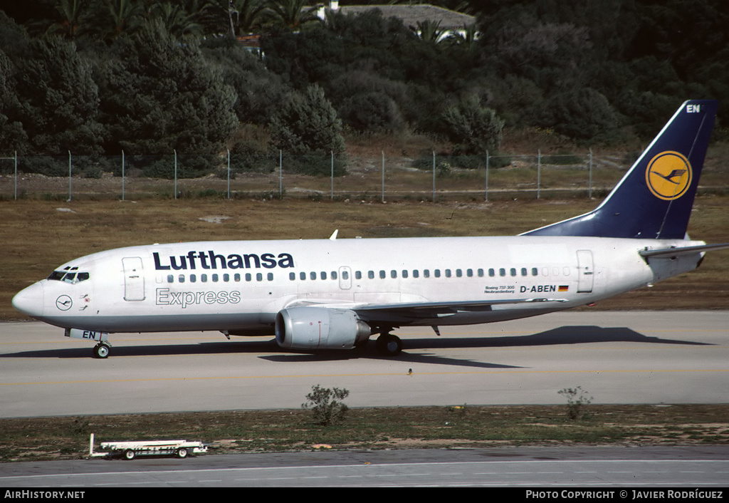 Aircraft Photo of D-ABEN | Boeing 737-330 | Lufthansa Express | AirHistory.net #651001