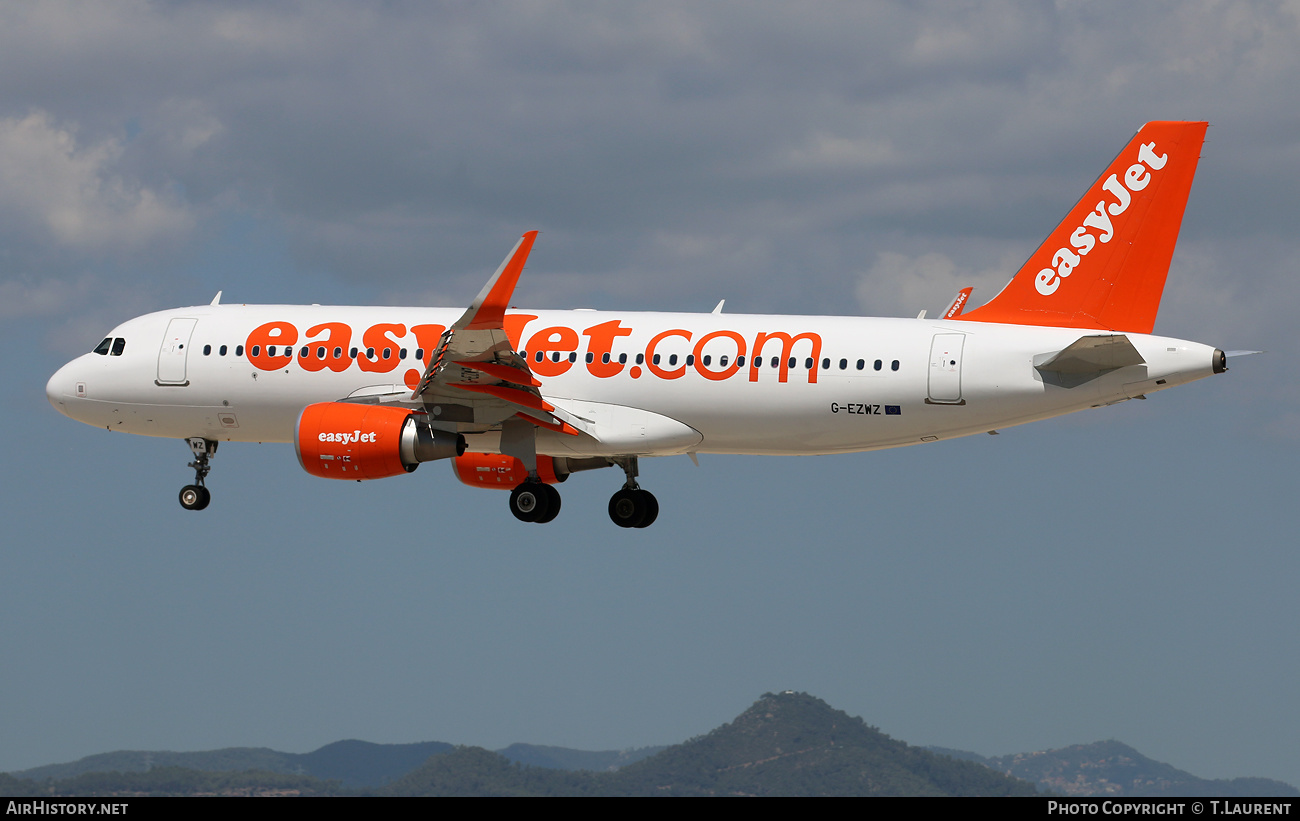 Aircraft Photo of G-EZWZ | Airbus A320-214 | EasyJet | AirHistory.net #651036