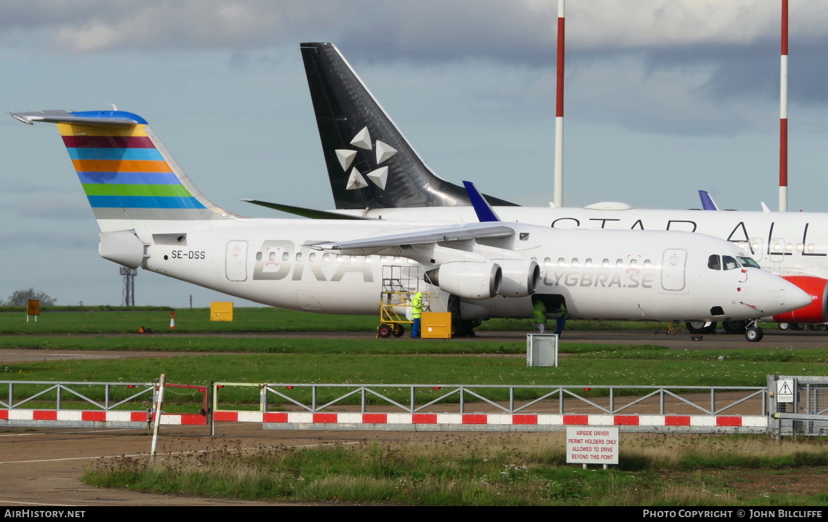 Aircraft Photo of SE-DSS | British Aerospace Avro 146-RJ100 | BRA - Braathens Regional Airlines | AirHistory.net #651046