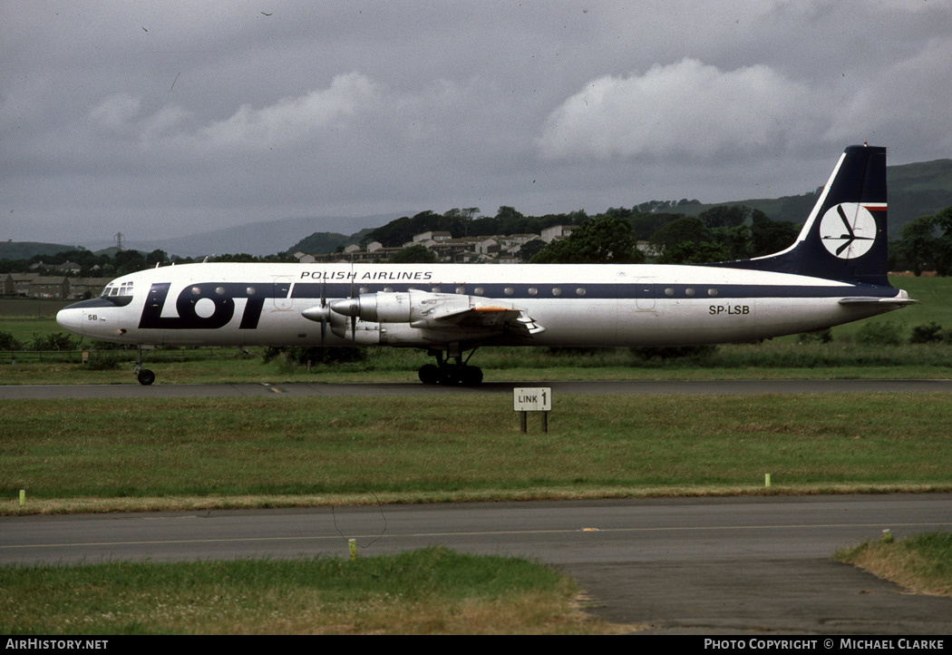 Aircraft Photo of SP-LSB | Ilyushin Il-18V | LOT Polish Airlines - Polskie Linie Lotnicze | AirHistory.net #651086