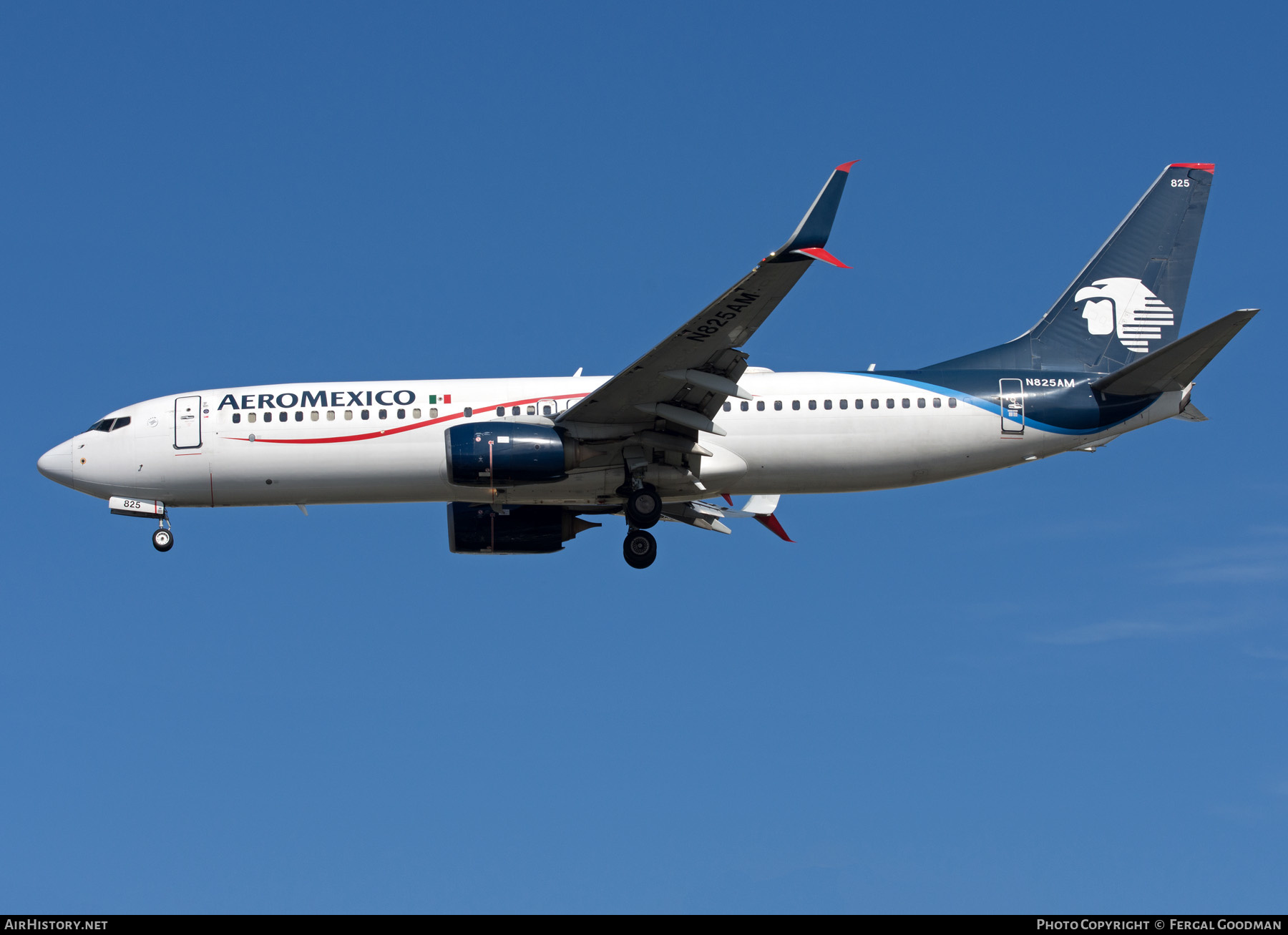 Aircraft Photo of N825AM | Boeing 737-852 | AeroMéxico | AirHistory.net #651114