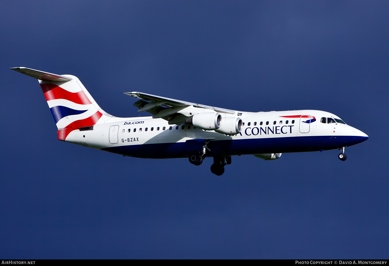 Aircraft Photo of G-BZAX | British Aerospace Avro 146-RJ100 | BA Connect | AirHistory.net #651129