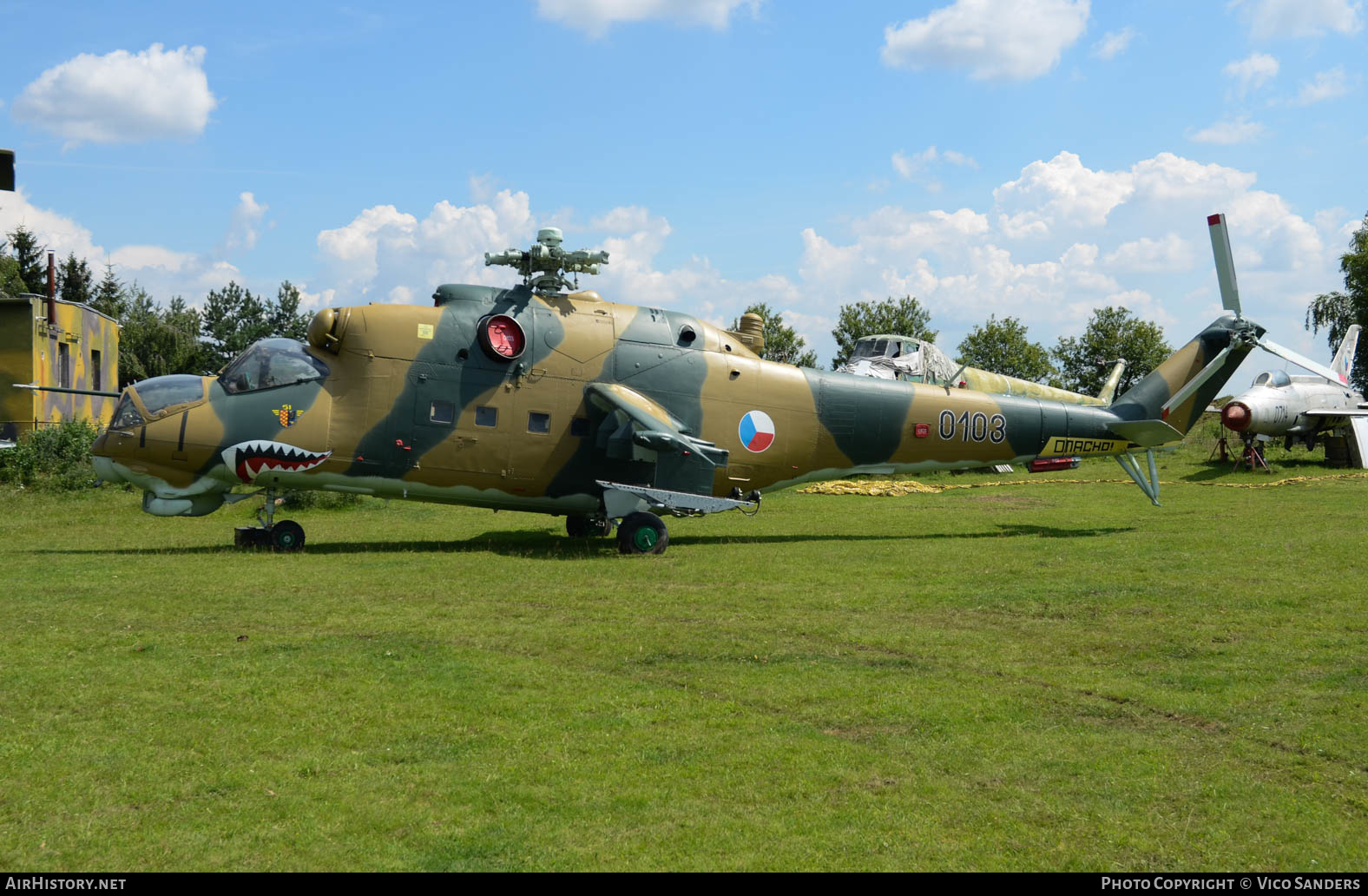 Aircraft Photo of 0103 | Mil Mi-24D | Czechoslovakia - Air Force | AirHistory.net #651130