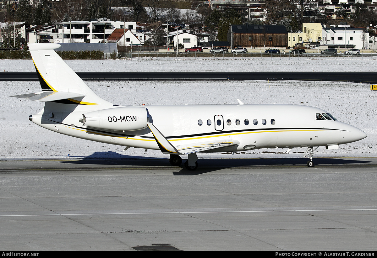 Aircraft Photo of OO-MCW | Dassault Falcon 2000S | AirHistory.net #651165