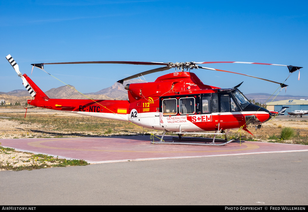 Aircraft Photo of EC-NTC | Bell 412EP | Generalitat Valenciana | AirHistory.net #651182