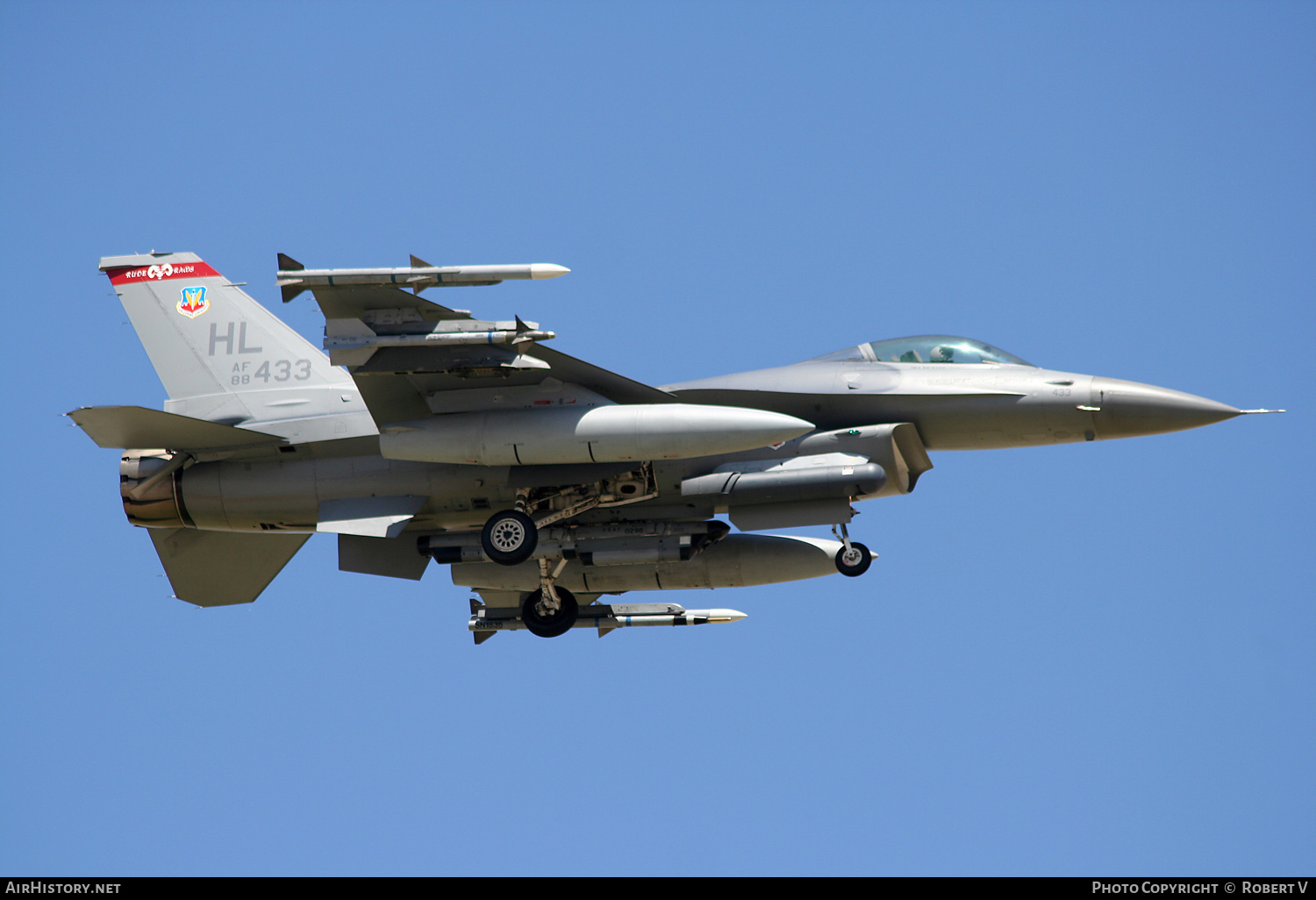 Aircraft Photo of 88-0433 / AF88-433 | General Dynamics F-16CM Fighting Falcon | USA - Air Force | AirHistory.net #651222