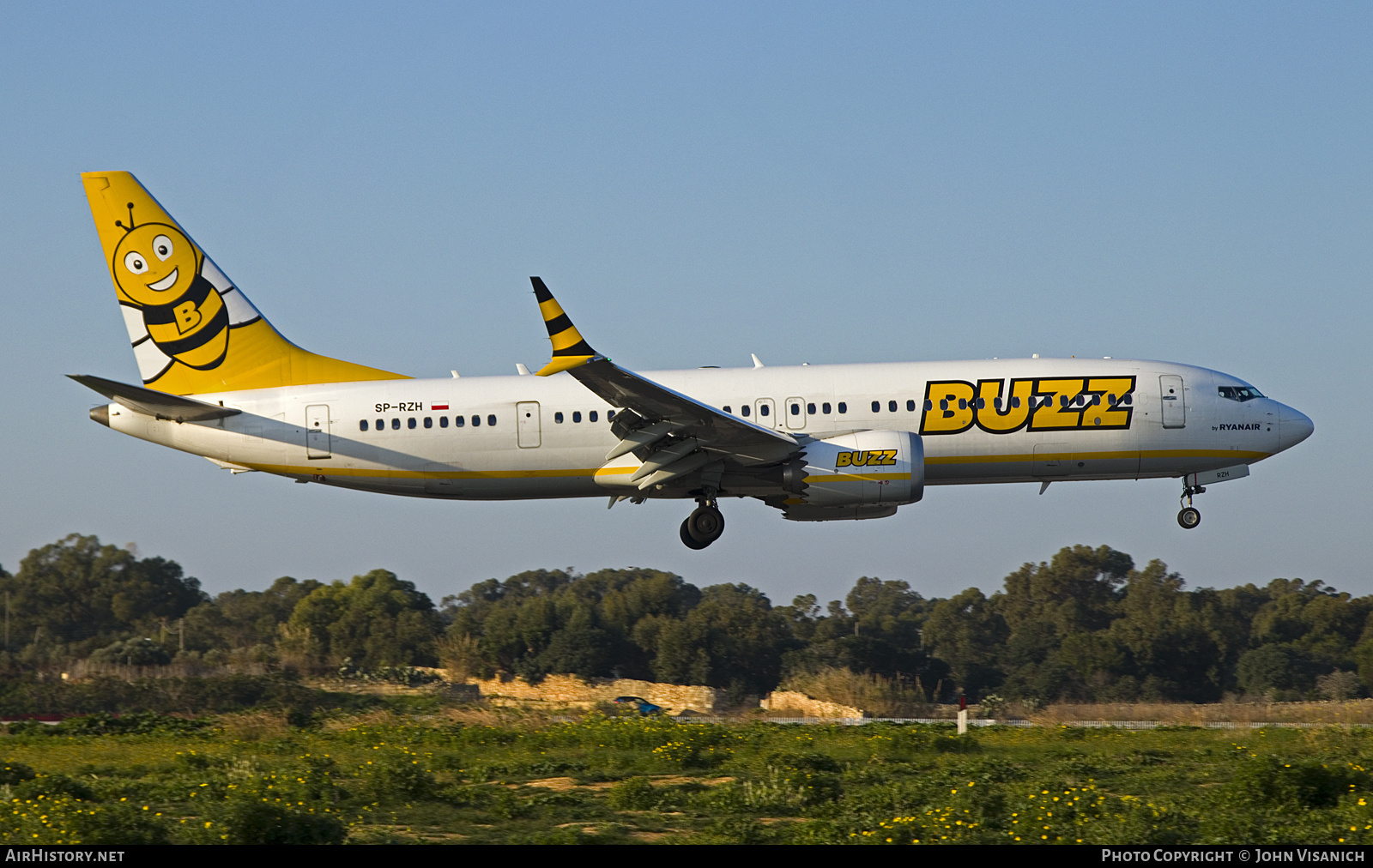Aircraft Photo of SP-RZH | Boeing 737-8200 Max 200 | Buzz | AirHistory.net #651244